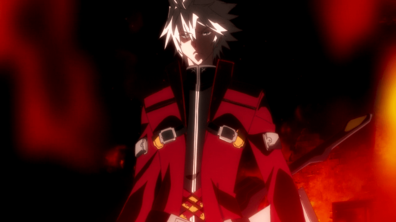 1280x720 ragna the bloodedge (blazblue) VS renji abarai (bleach)