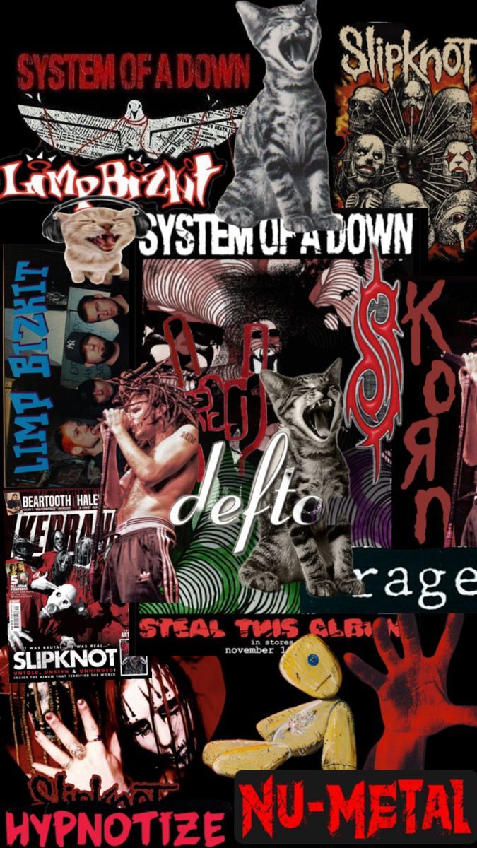 675x1200 A bunch of nu metal bands