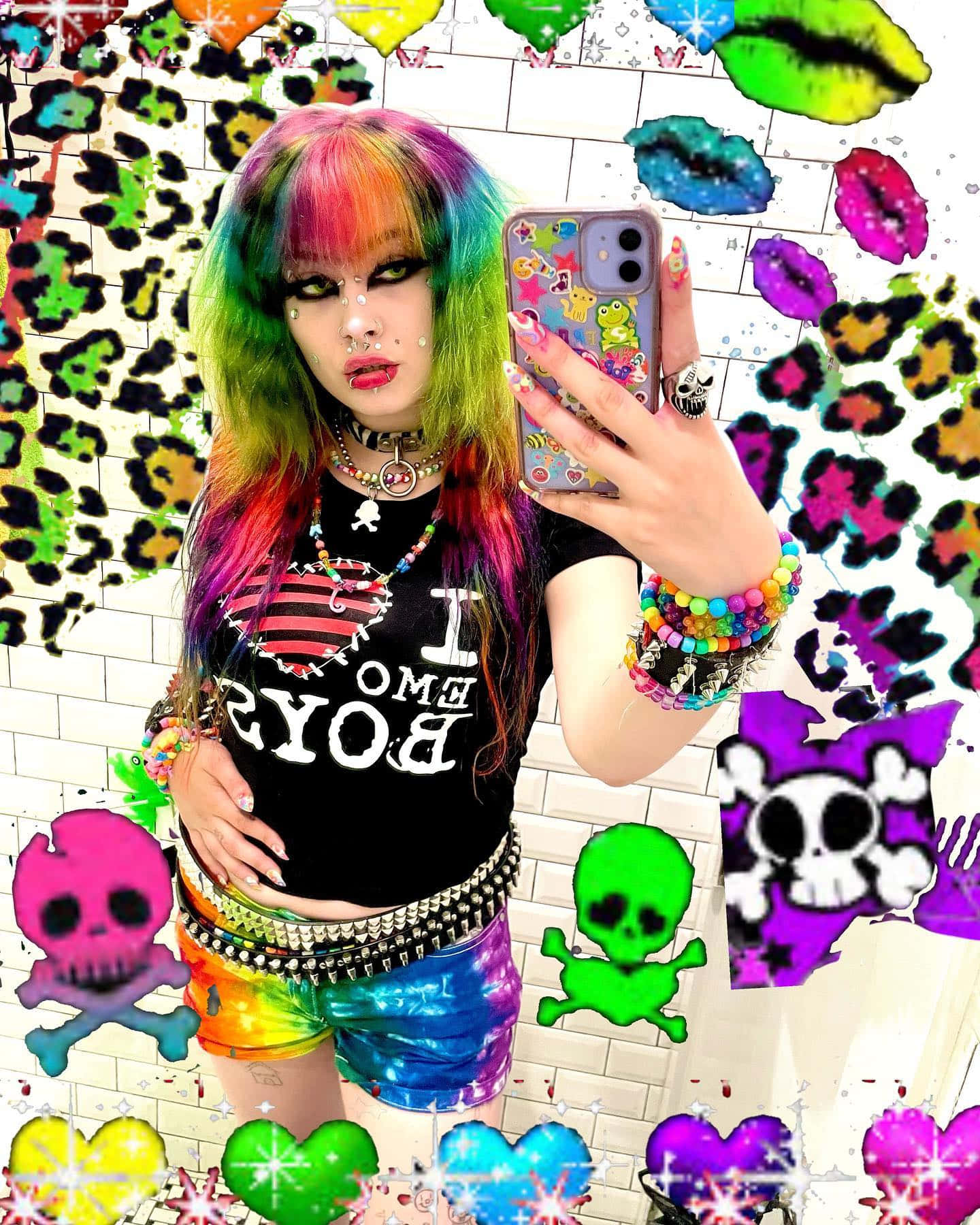 1440x1800 Download Colorful_ Scene_ Kid_ Fashion Wallpaper