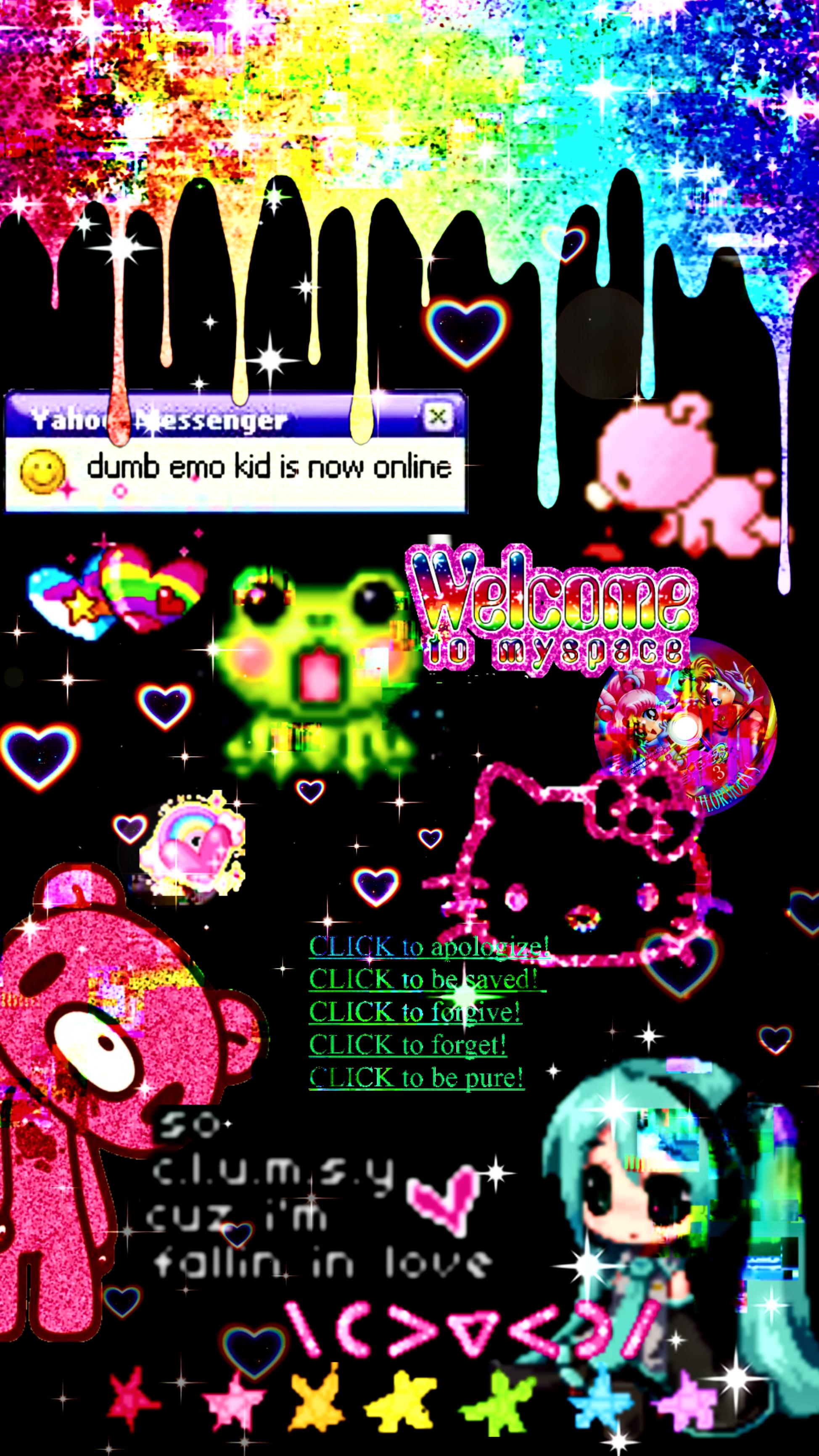 1948x3464 I made scenecore wallpaperz !!! they r free 2 use u dont need 2 ask :3