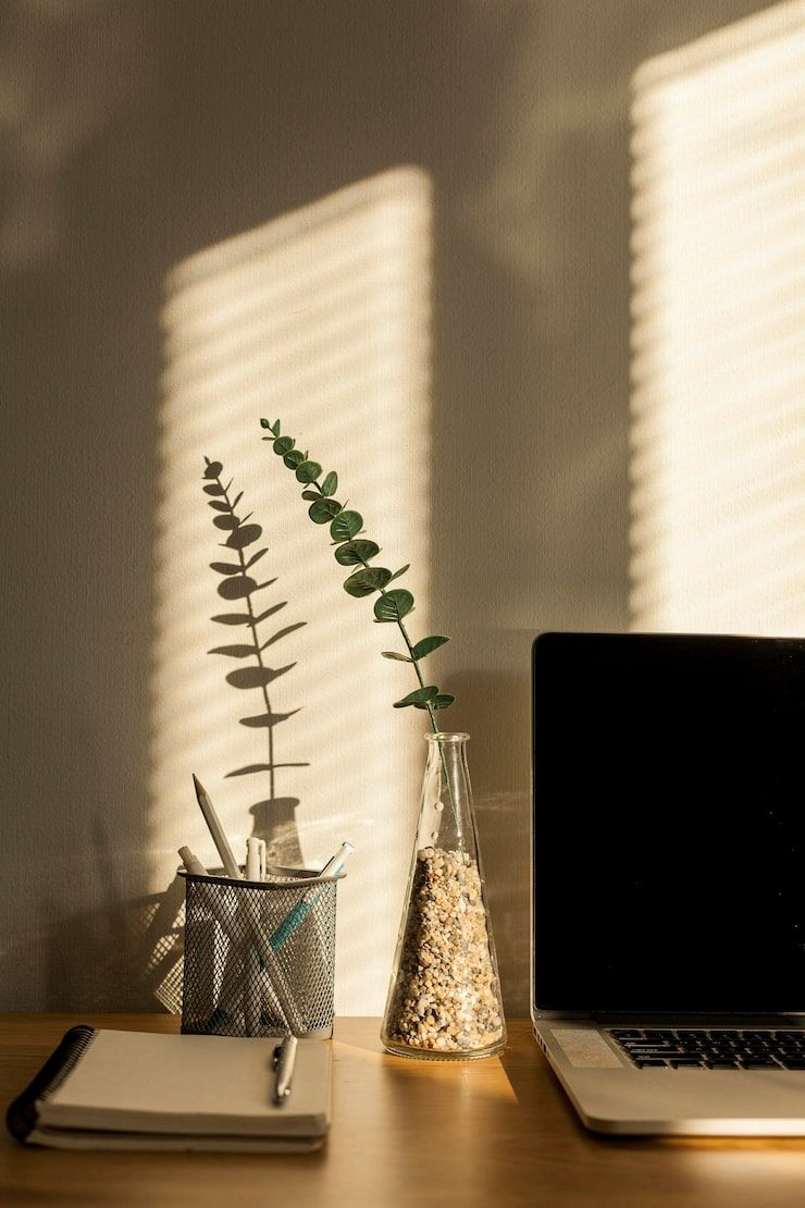 740x1110 Office aesthetic background Image