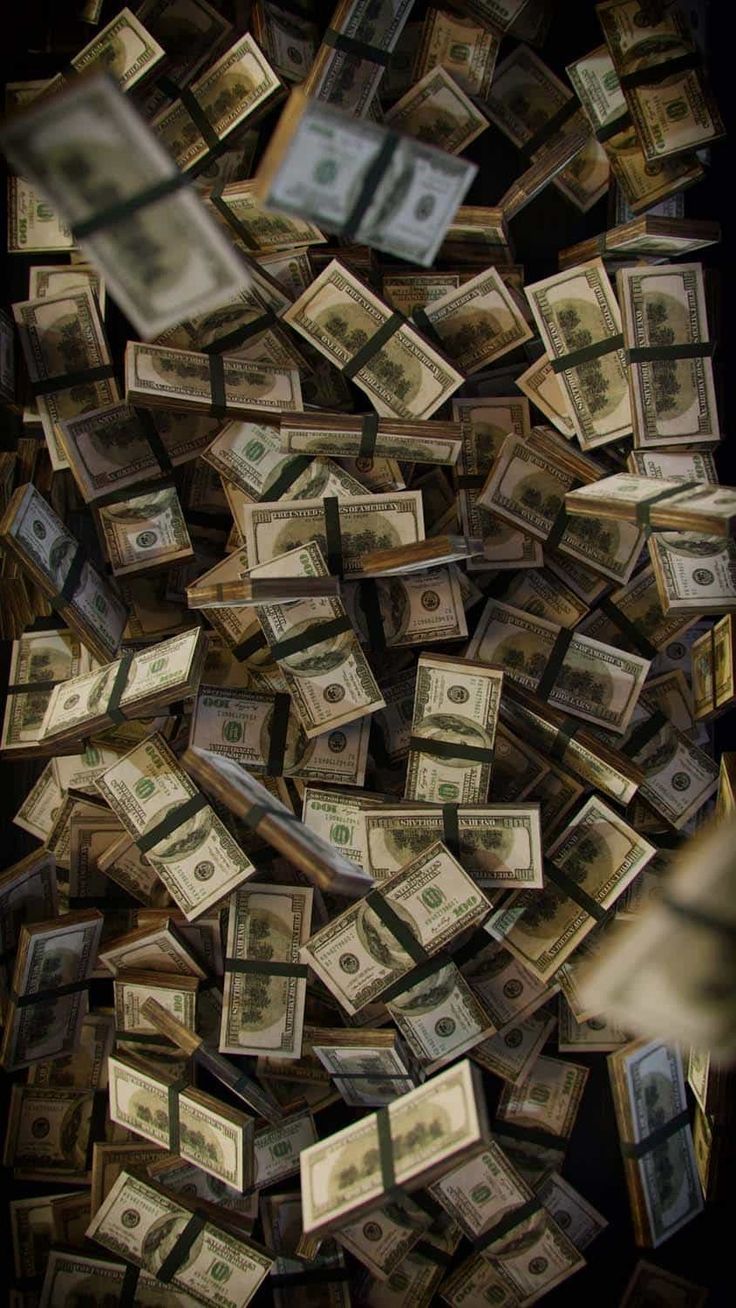 736x1308 Dollars Stacks iPhone Wallpaper HD