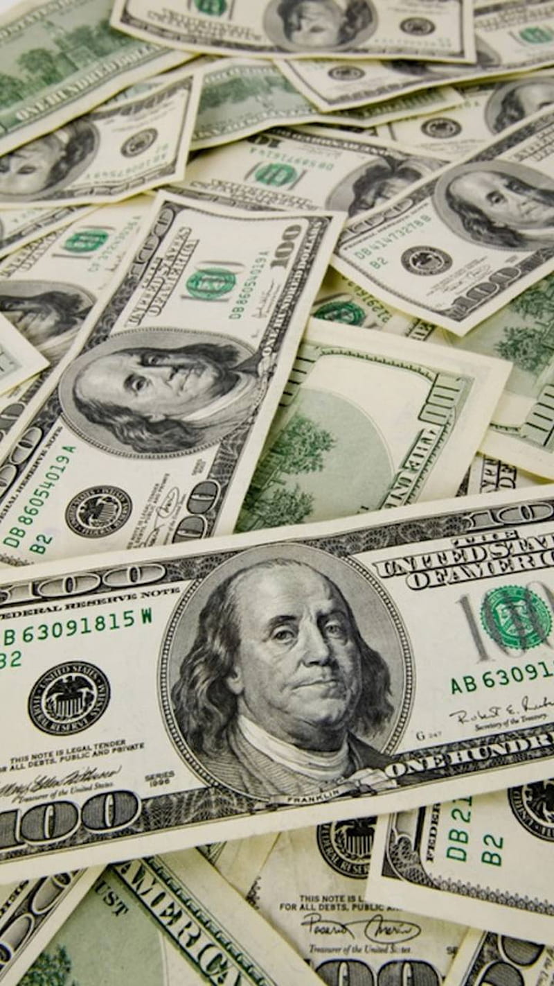 800x1422 Money 100 bills, stacks, dollar, signs, HD phone wallpaper