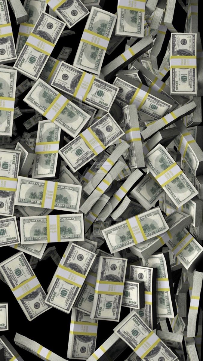 675x1200 Stack of Money on Black Background