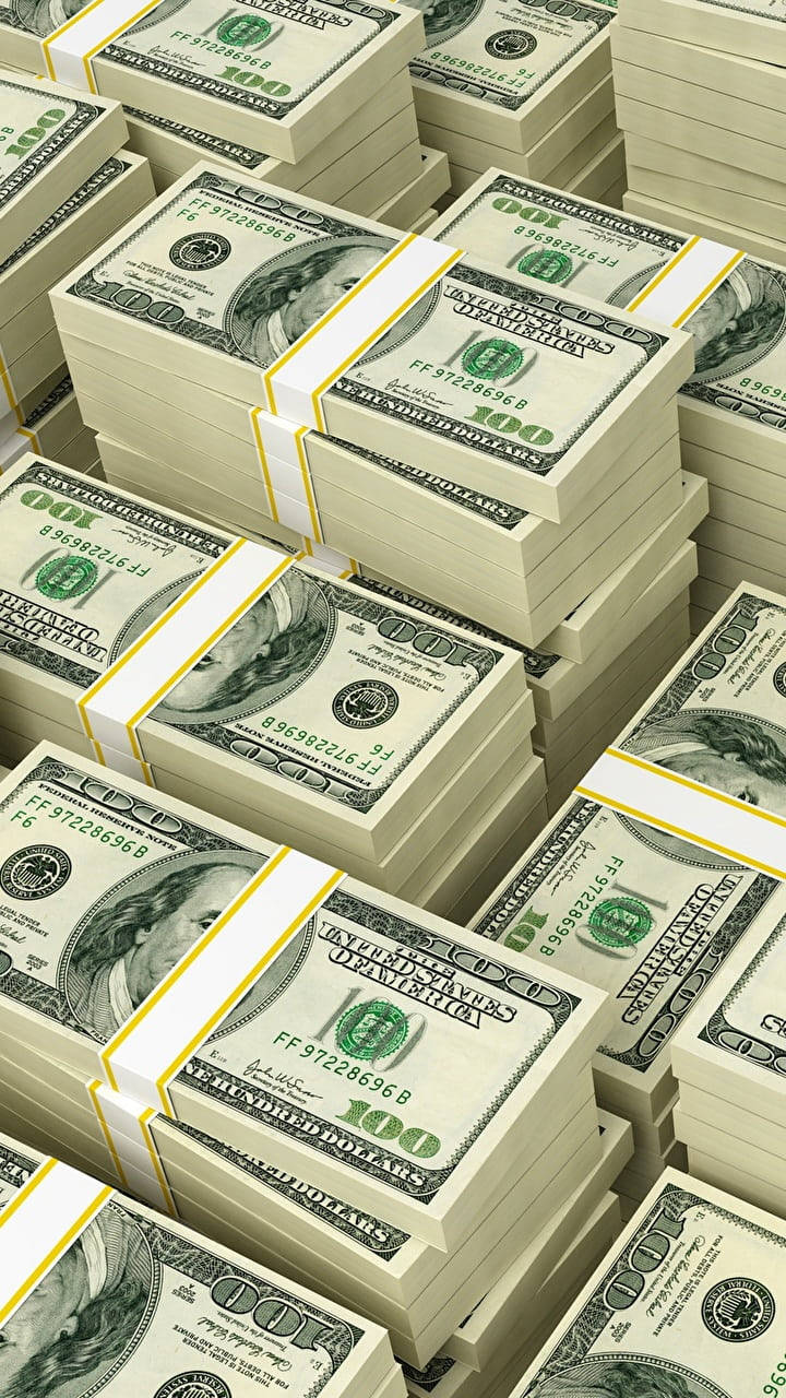 720x1280 Download Stacked Money iPhone Wallpaper