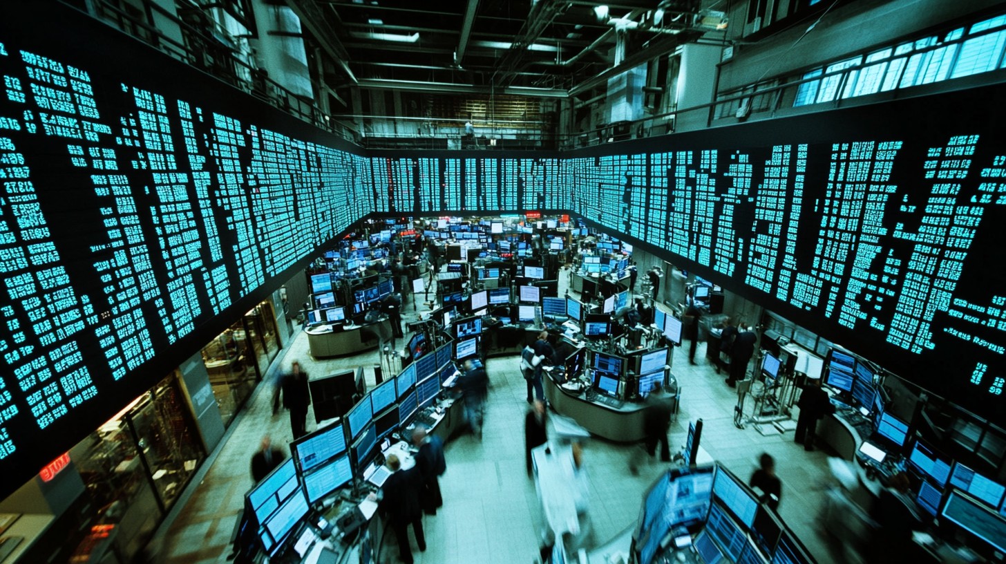 1456x816 Free Busy trading floor Image, Floor, Stock