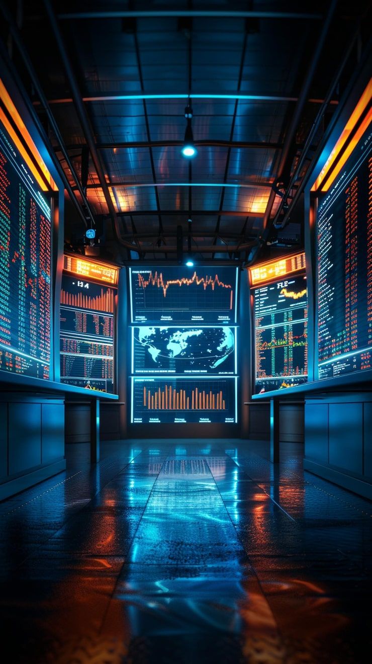 740x1320 Stock market floor Image