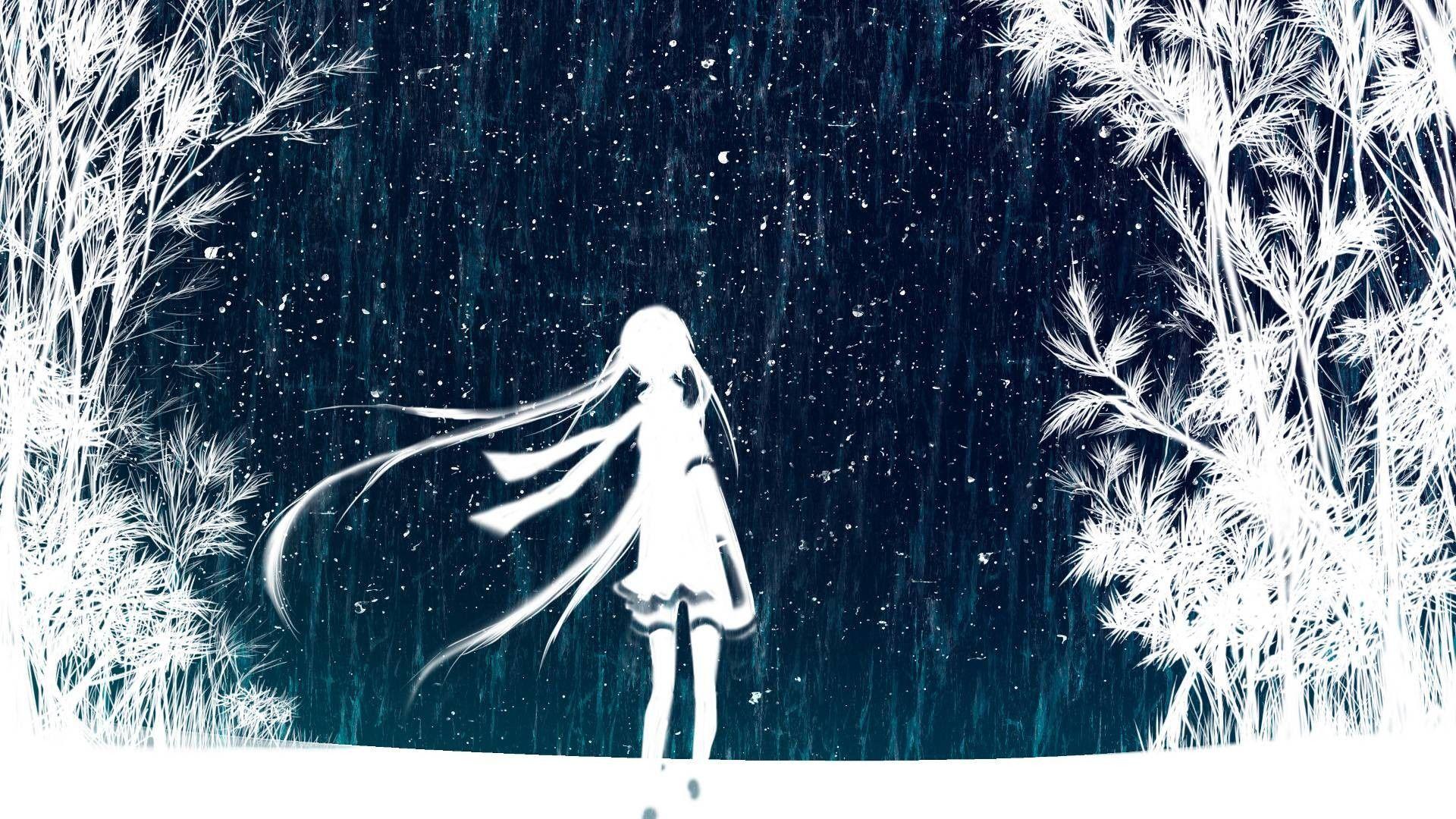 1920x1080 Snow Anime Wallpaper HD Download Free HD Wallpaper High