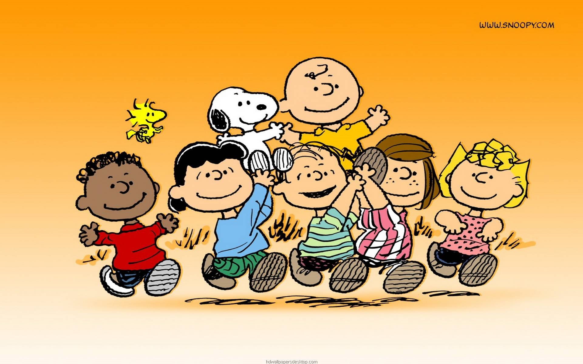 1920x1200 Peanuts Gang Wallpaper