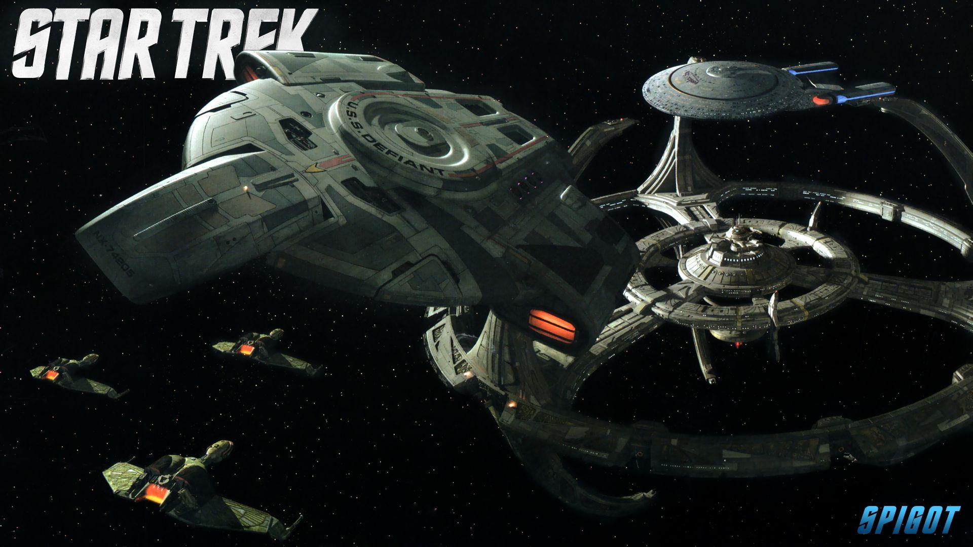 1920x1080 Star Trek Starships Wallpaper