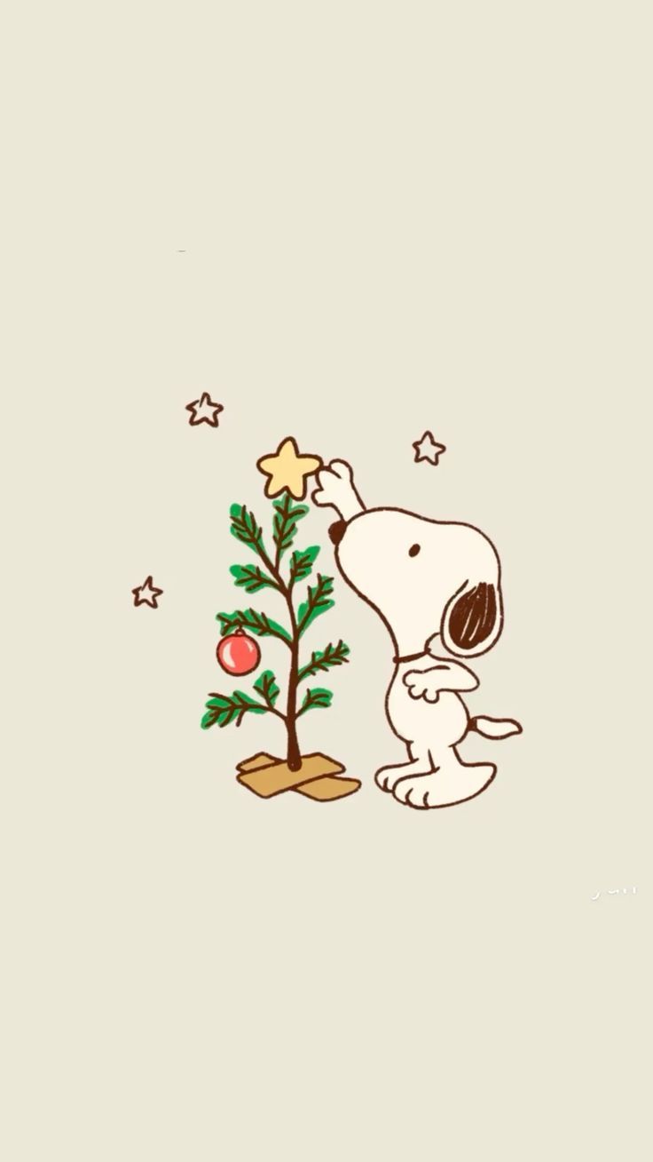 736x1308 Cute Snoopy Wallpaper