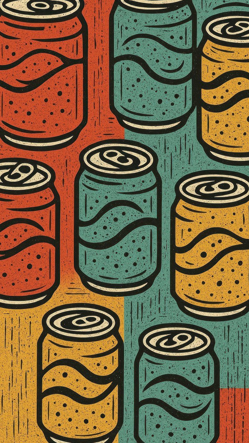 800x1422 Retro Soda Mobile Wallpaper Image Wallpaper