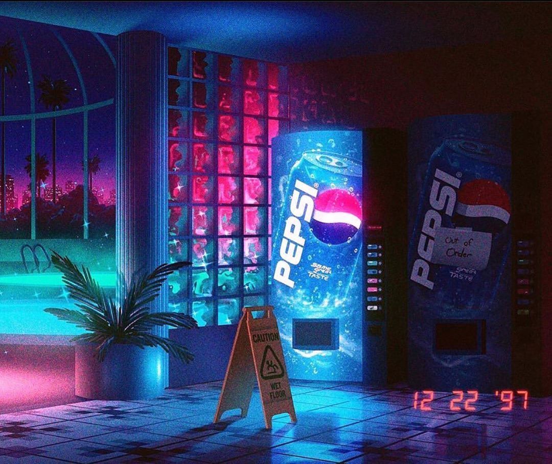 1080x908 Vaporwave Desktop Pepsi Wallpaper