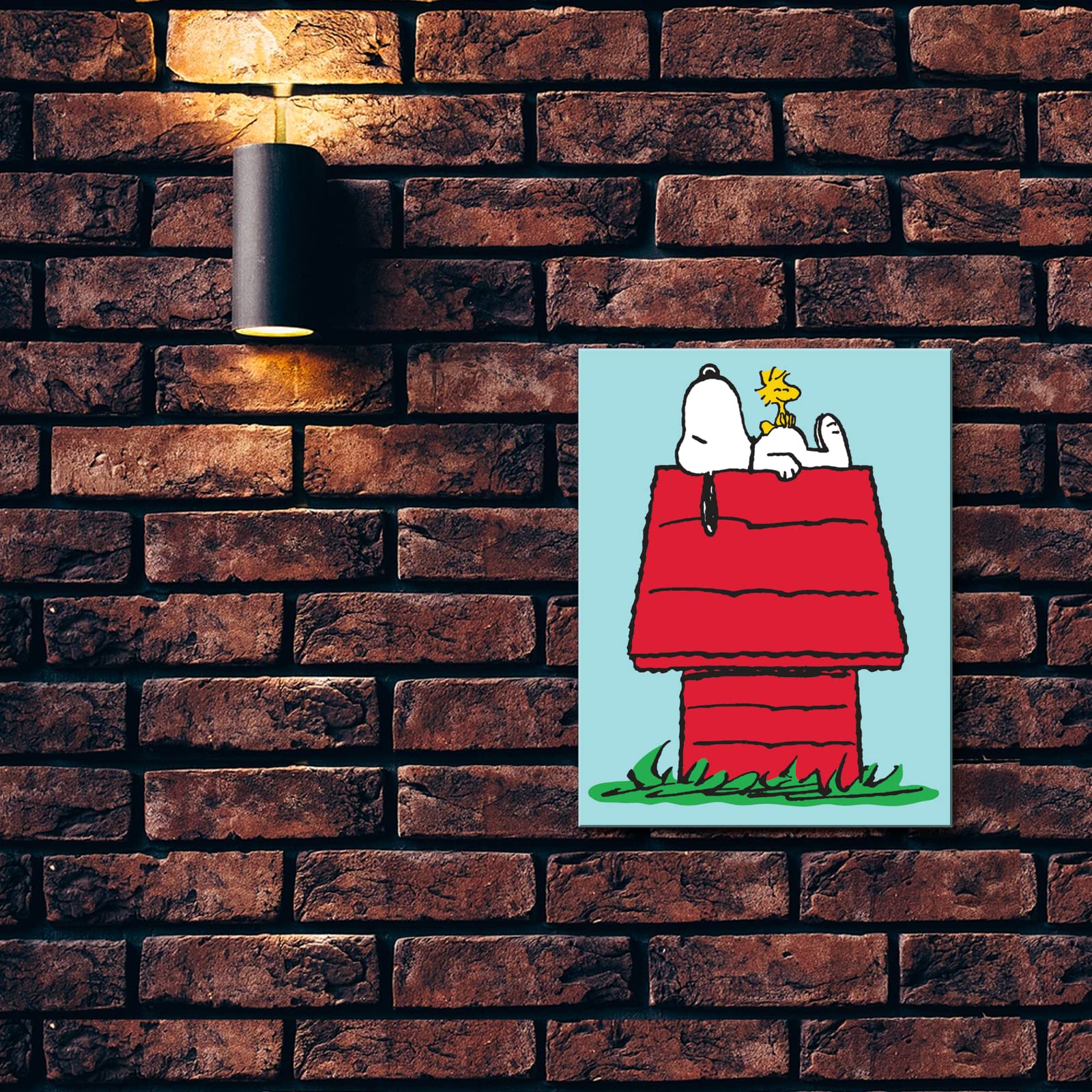 1600x1600 Desperate Enterprises Snoopy & Woodstock Tin Sign Vintage Metal Wall Decor in USA : Home & Kitchen