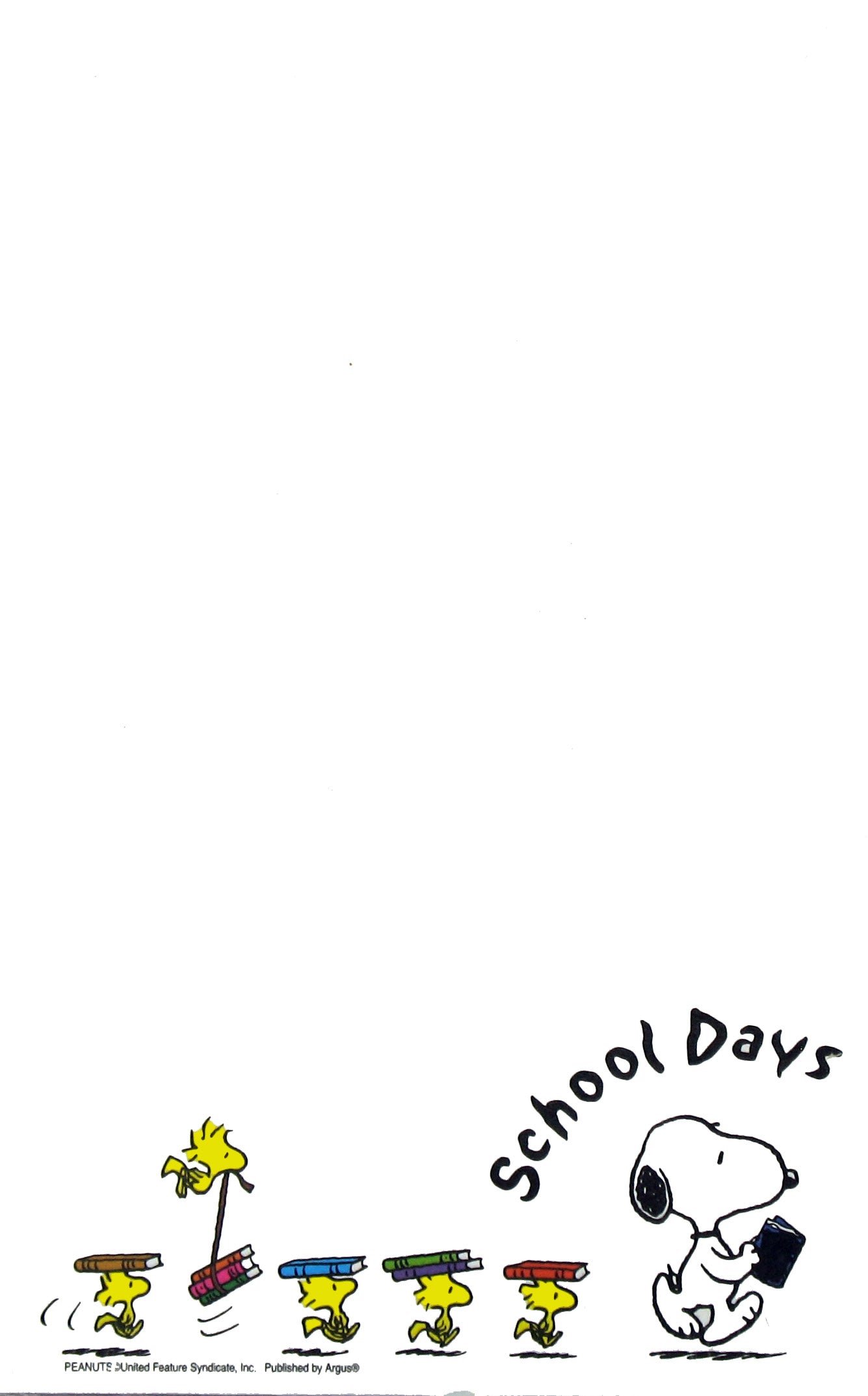 1335x2146 Snoopy Vintage Stationery
