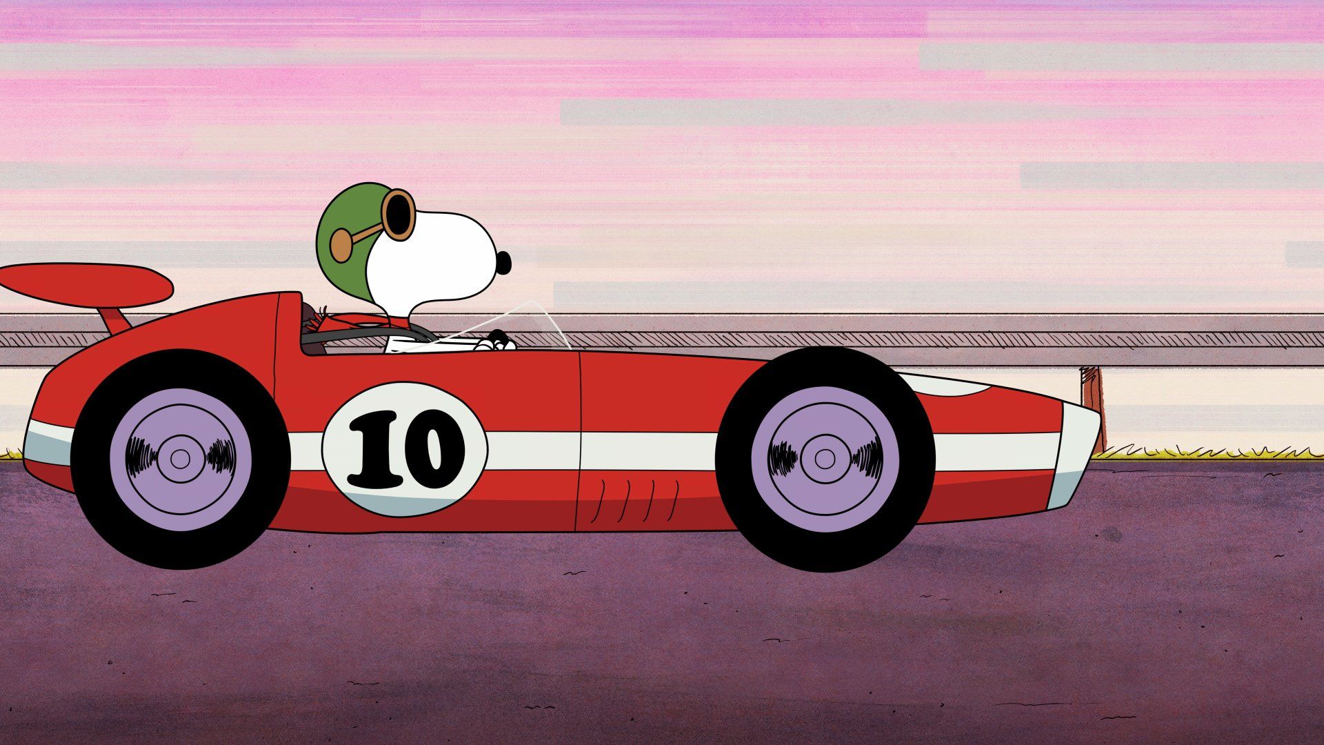 1920x1080 Snoopy's 4K Race: The Snoopy Show Ultra HD Wallpaper