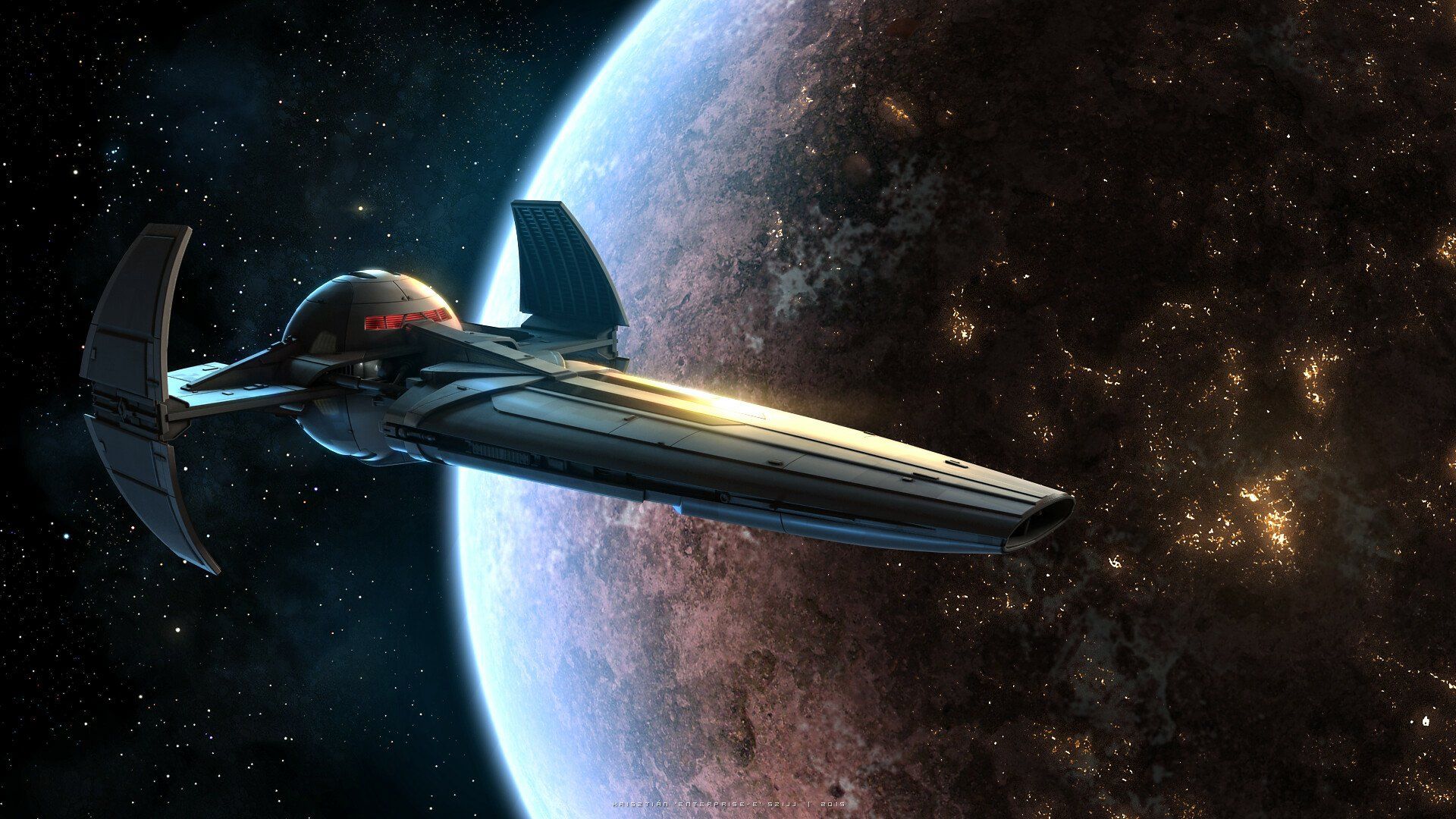 1920x1080 Download Spaceship Sci Fi Star Wars HD Wallpaper by Krisztián Szijj