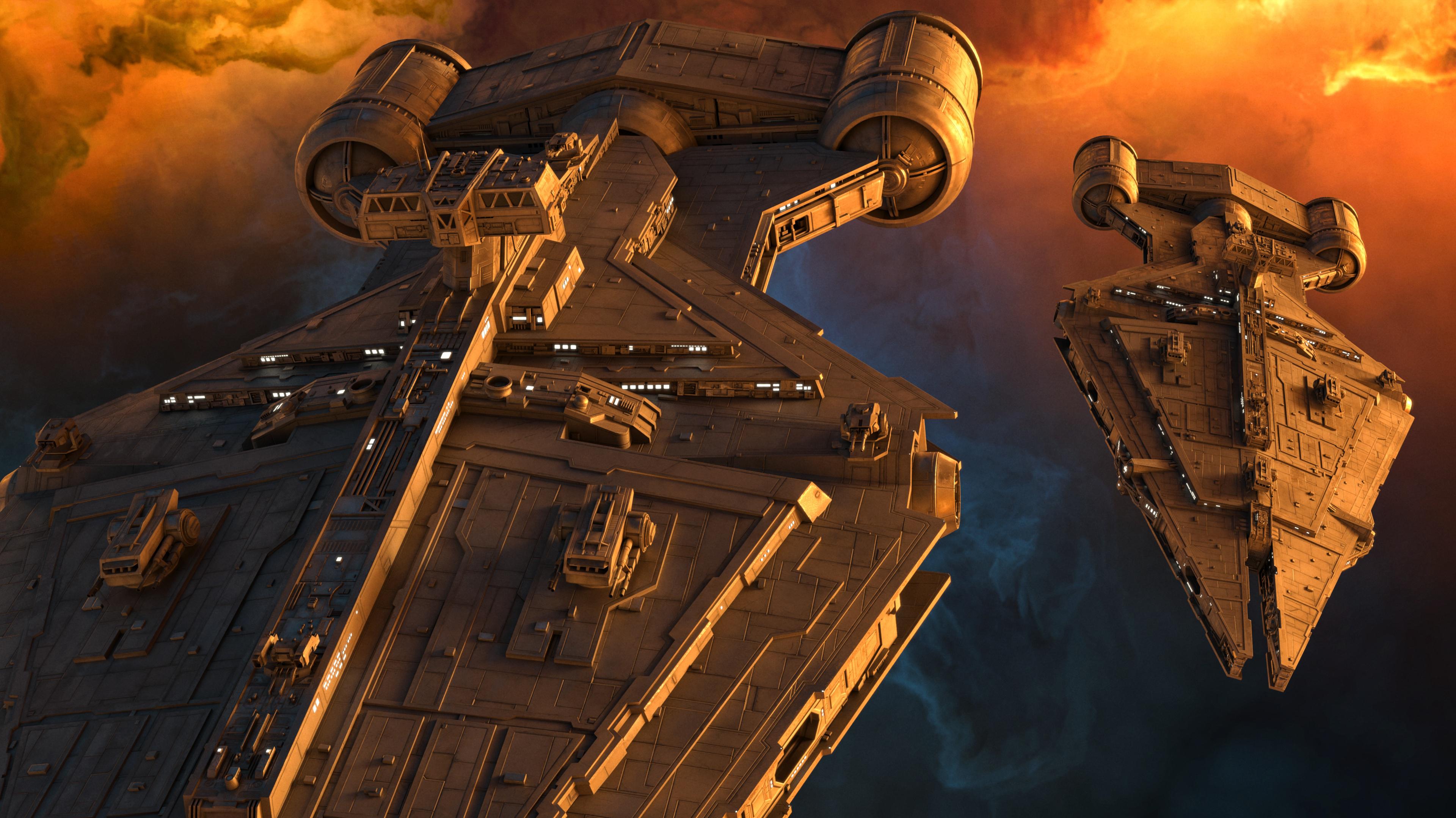 3840x2159 Imperial Arquitens Class Light Cruiser (new 4k Wallpaper)