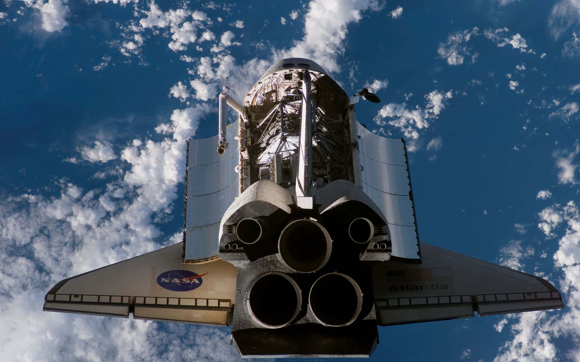 1920x1200 Download A space shuttle taking flight Wallpaper
