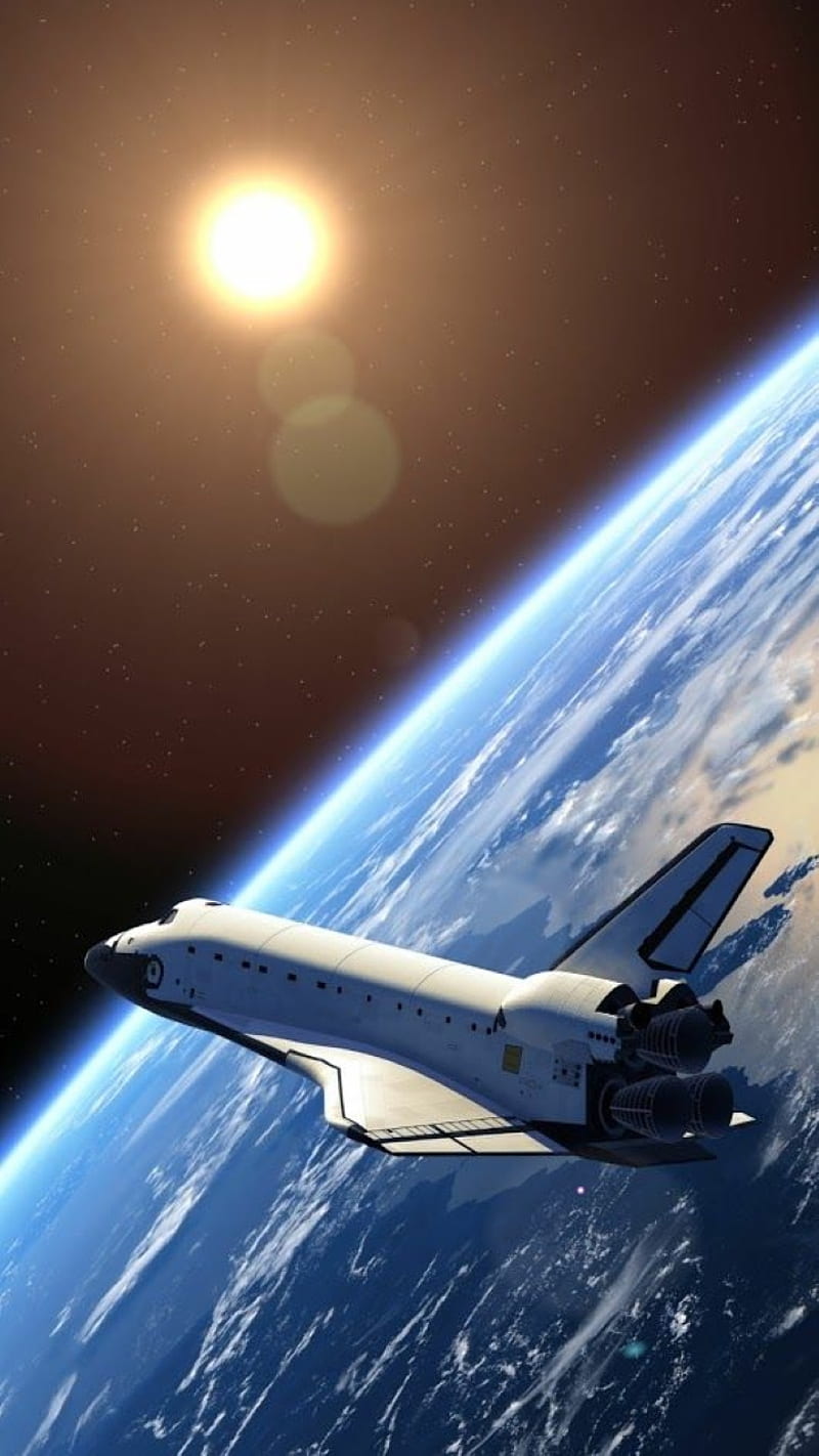 800x1422 HD space shuttle discovery wallpaper