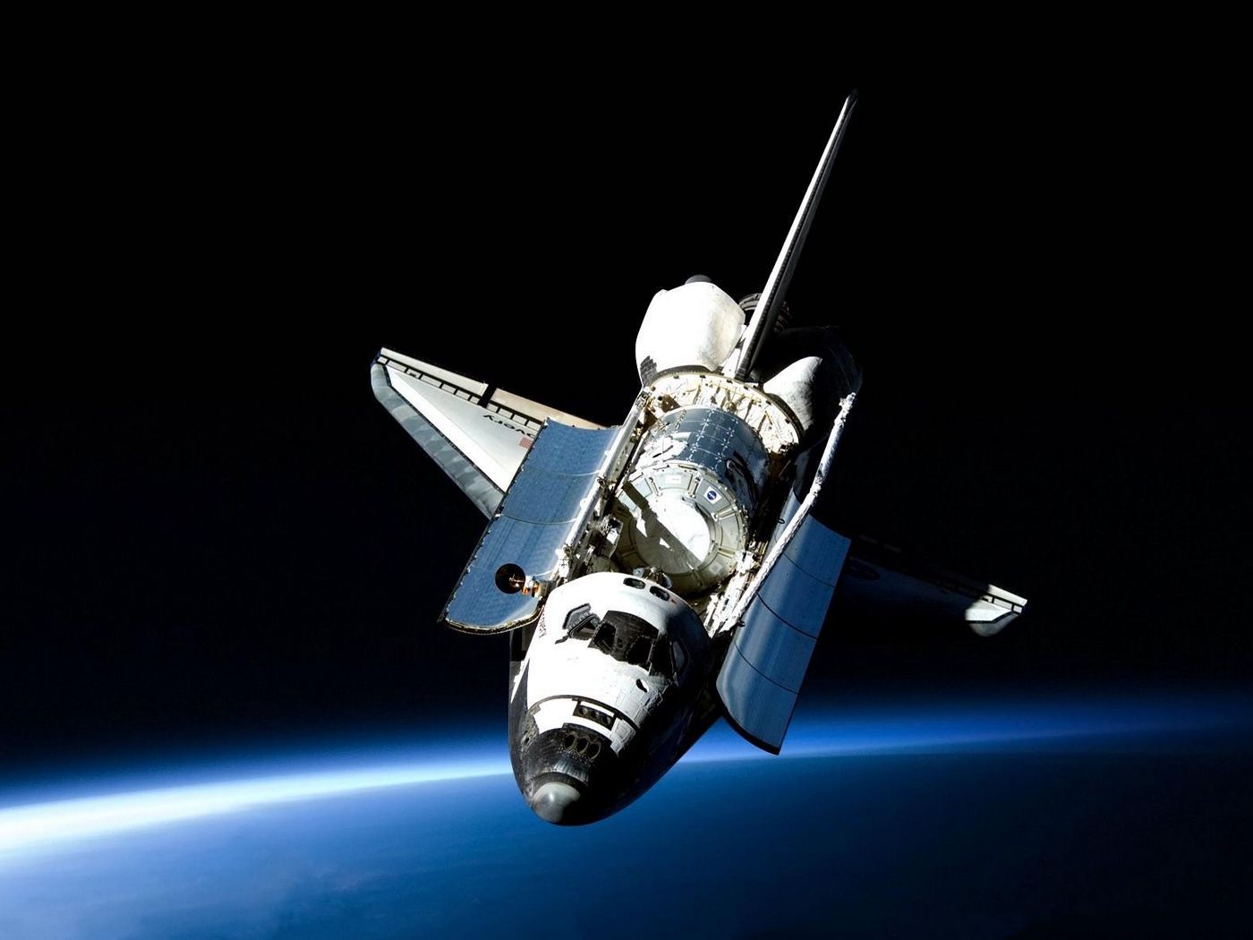 1400x1050 Space Flight Wallpaper