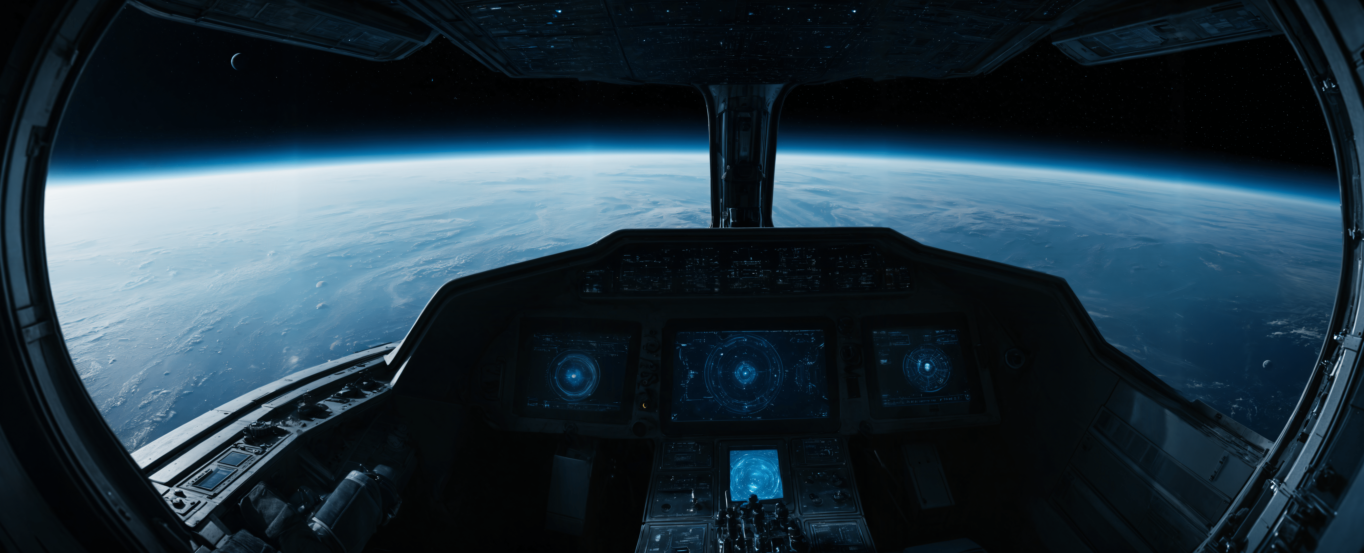 4736x1920 High res 4736 X 1920 wallpaper - Spaceship Cockpits