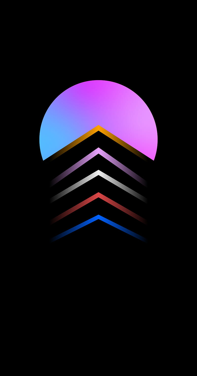 800x1520 Amoled, black, colorful, lock screen, neon, samsung, sunset, sunsets, HD phone wallpaper