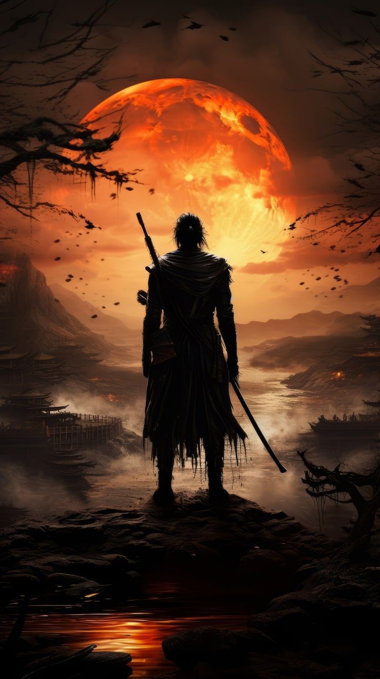 740x1320 Ancient Warrior Wallpaper Photo Free High Quality Picture