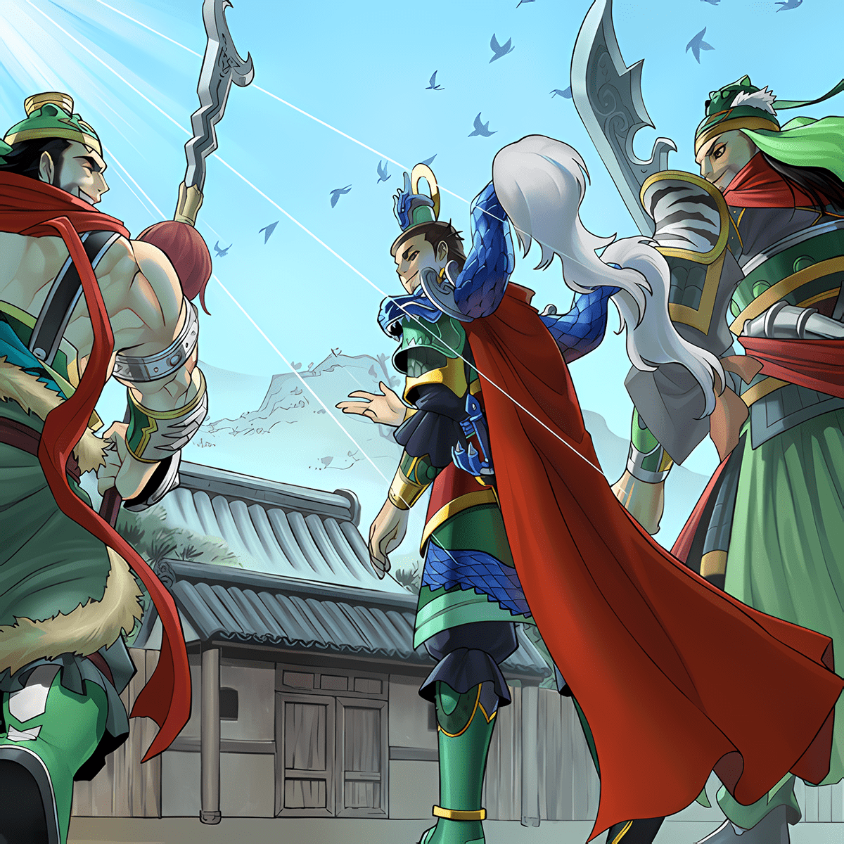 1200x1200 Ancient Warriors Gi Oh! By KONAMI Anime Image Board