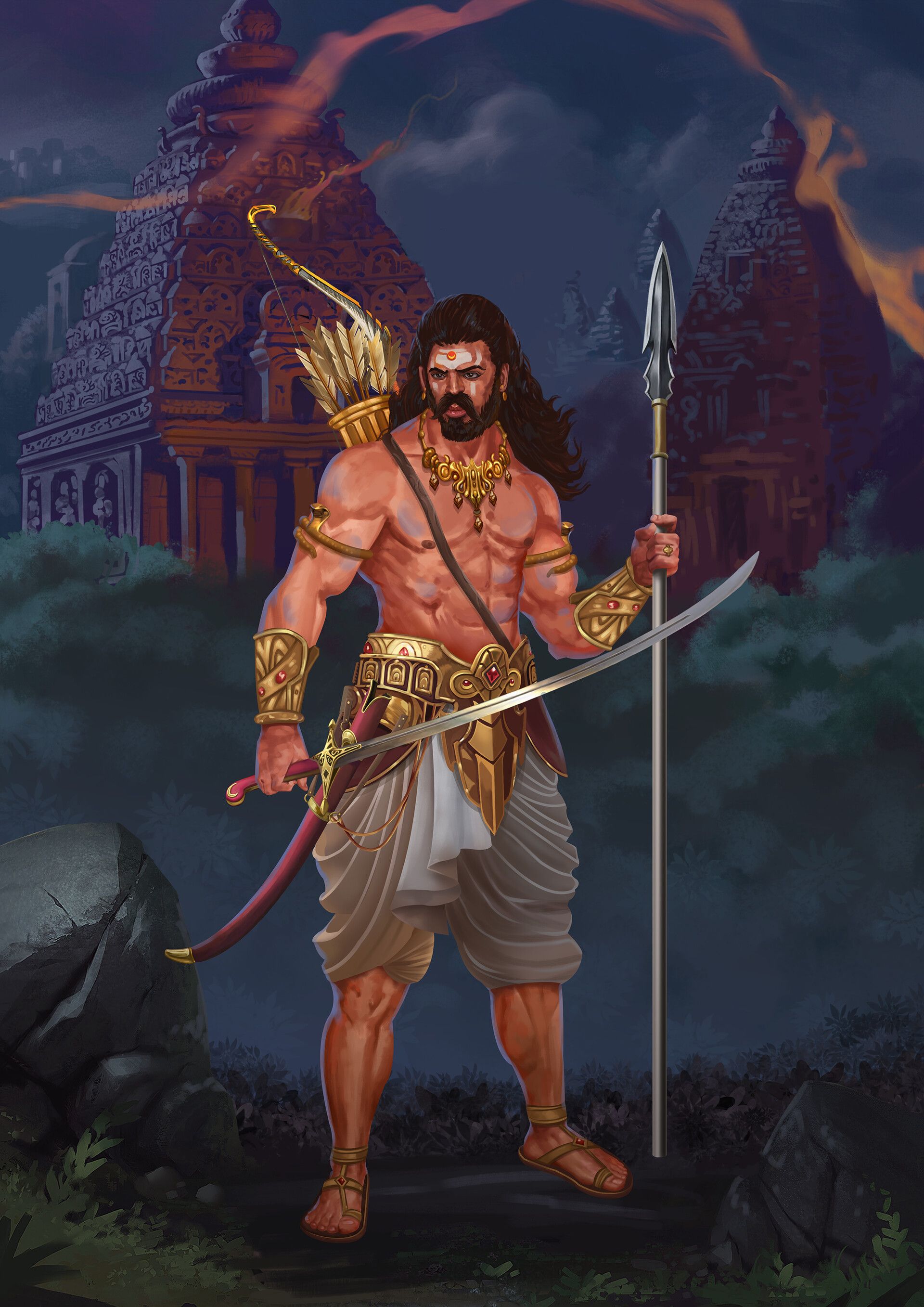 1920x2715 Ancient Indian warrior