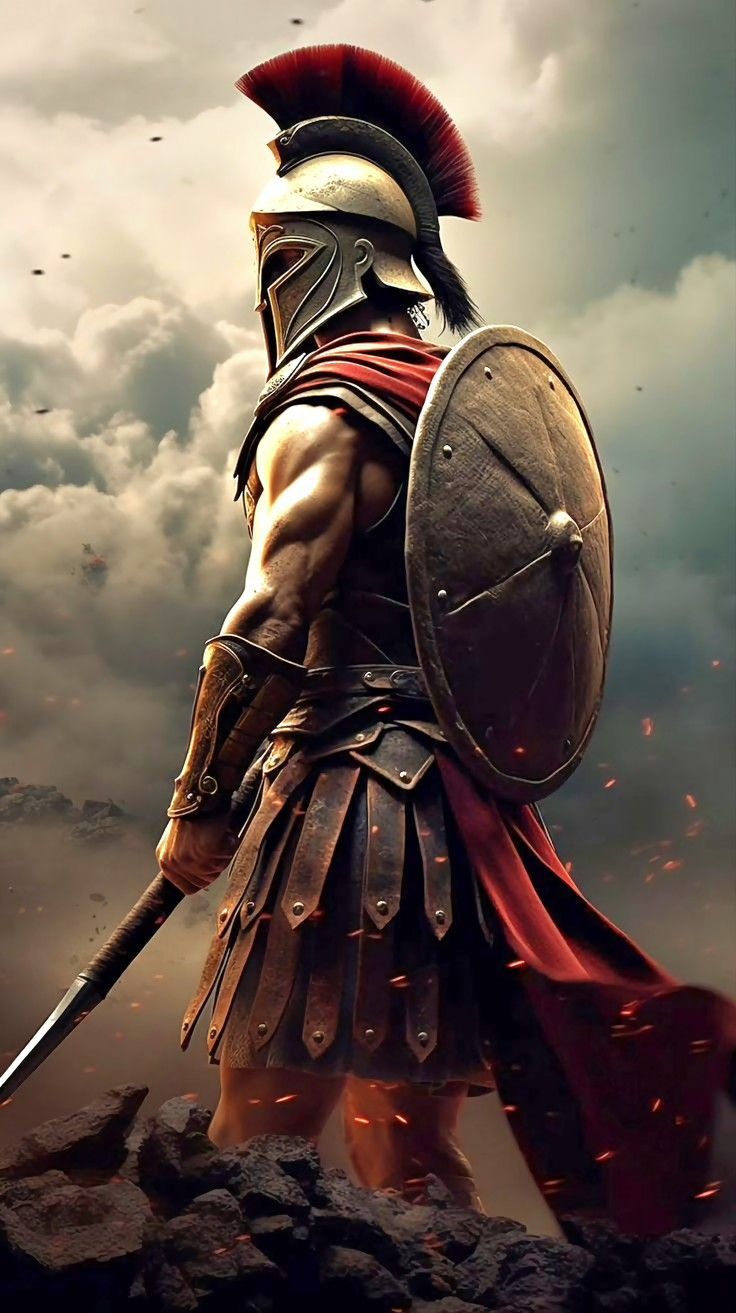 736x1313 Guerriers. Spartan warrior, Legendary warriors, Ancient greece