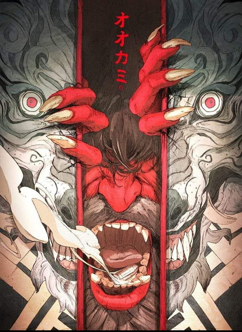 800x1094 Oni, japanese, samurai, HD phone wallpaper