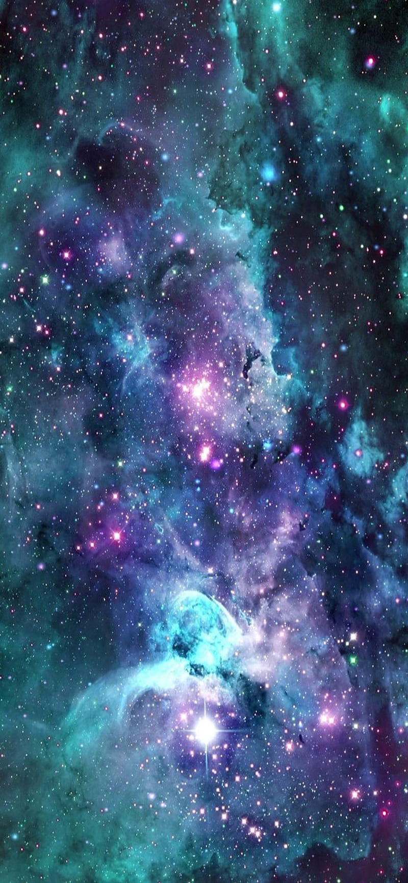 800x1731 Galaxy, galaxy, purple, space, HD phone wallpaper