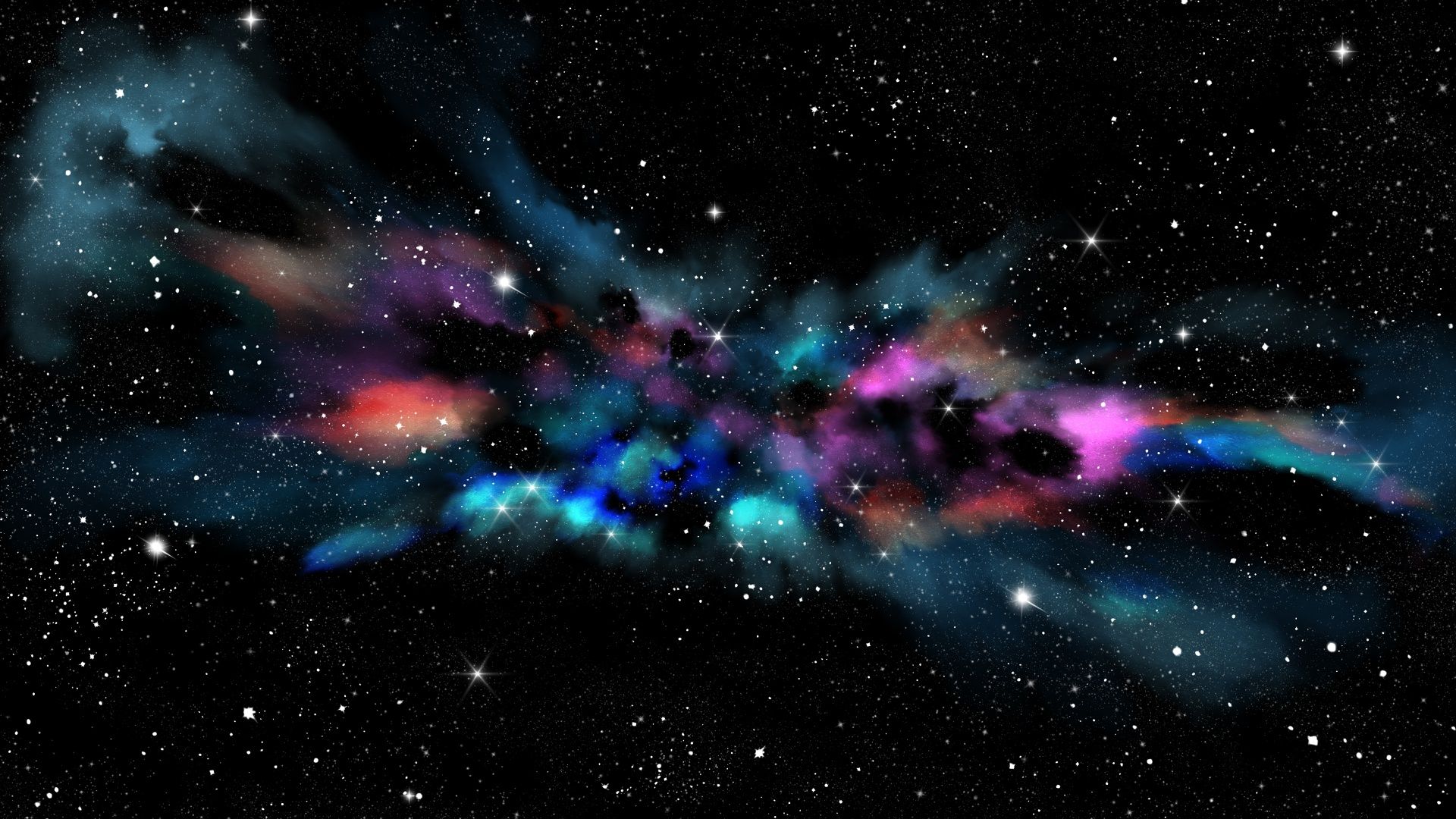1920x1080 Galaxy Wallpaper 4K, Nebula, Milky Way, Stars