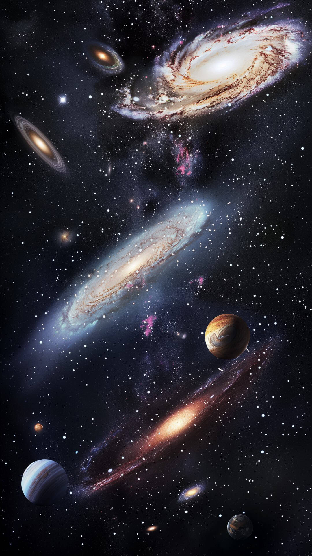 1080x1920 Cute Galaxy Background HD