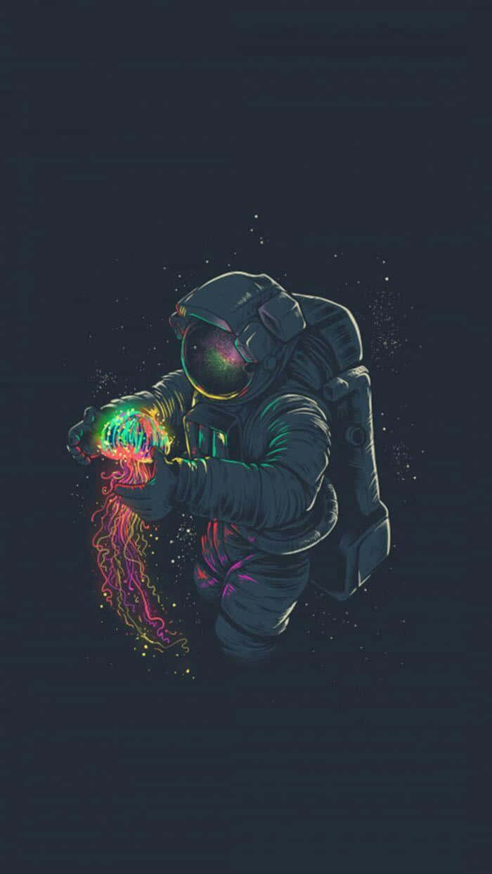 700x1244 Astronaut iPhone Wallpaper
