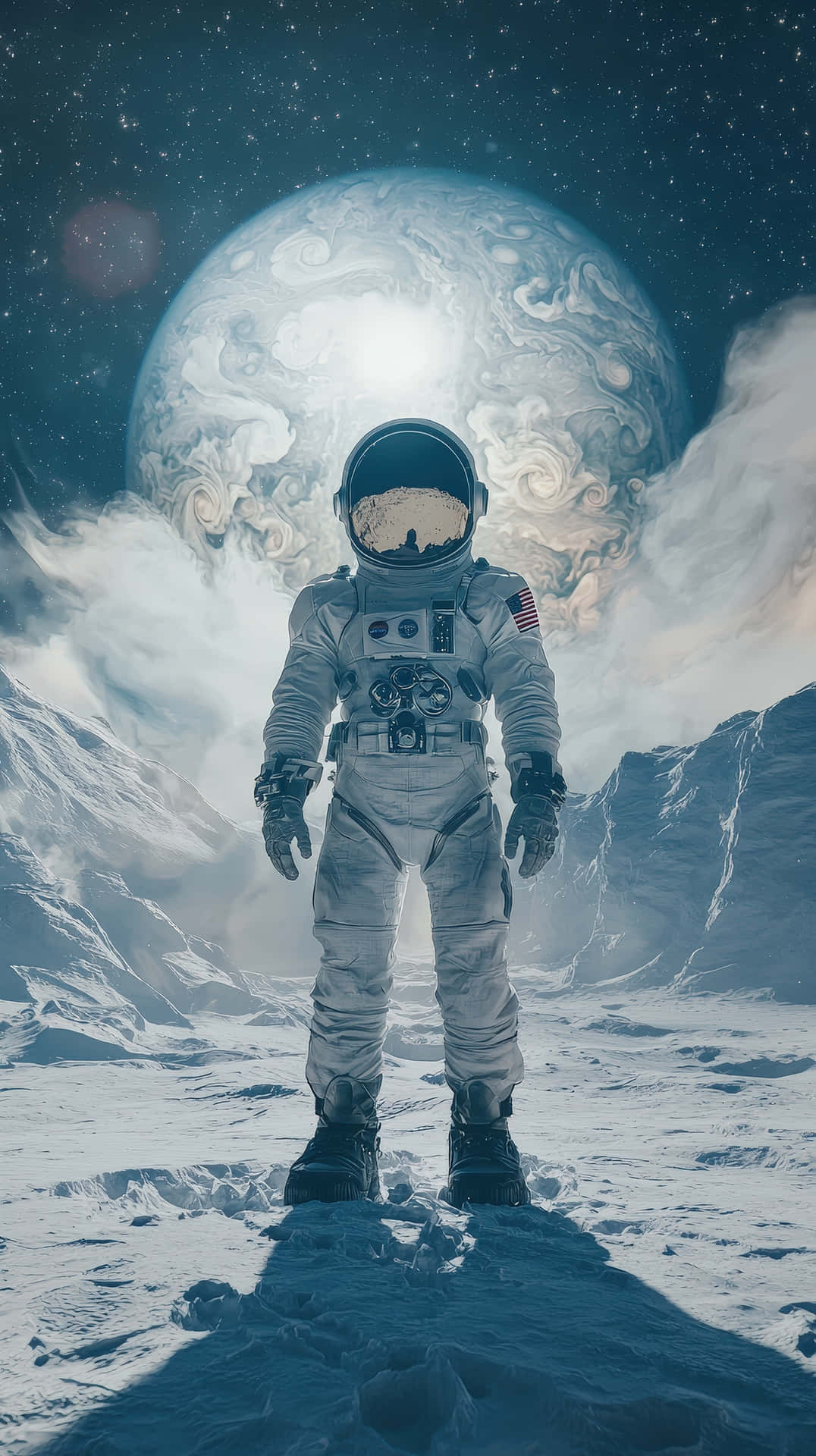 1076x1920 Astronaut Wallpaper
