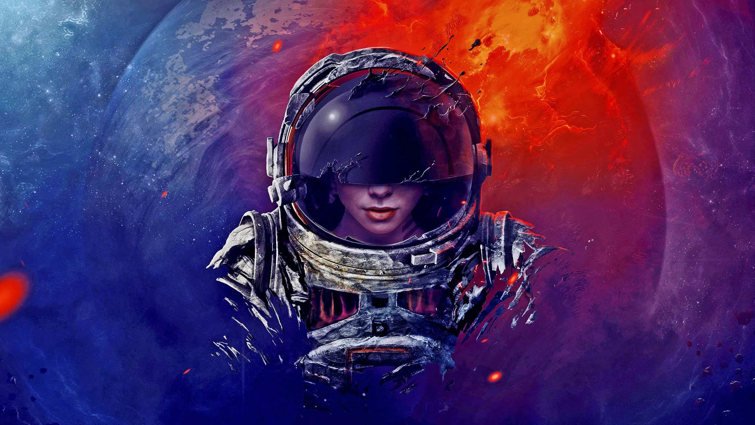 2560x1440 Astronaut HD Wallpaper