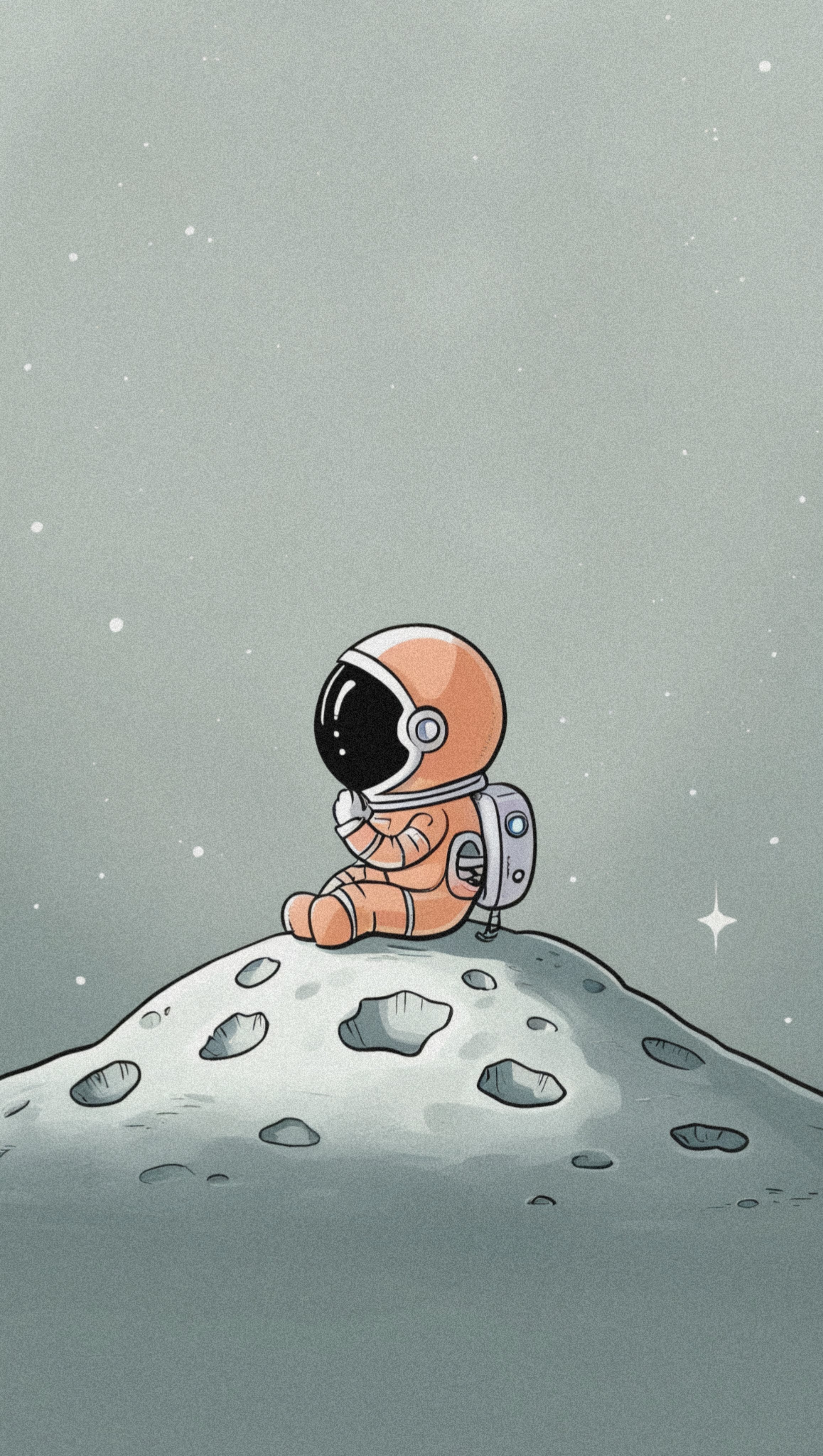 2315x4096 Traveling space astronaut wallpaper for iPhone