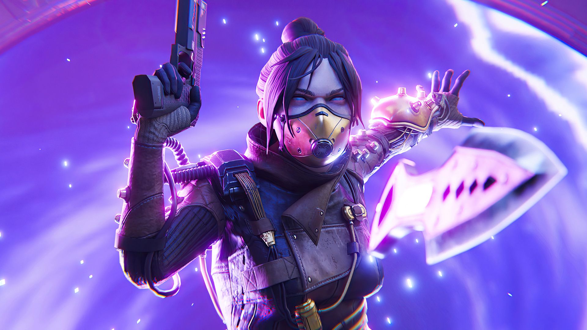 1920x1080 Wraith Unleashed: Apex Legends HD Wallpaper Action
