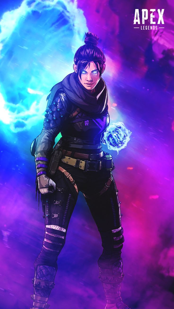 736x1308 Wraith Apex Legends Art