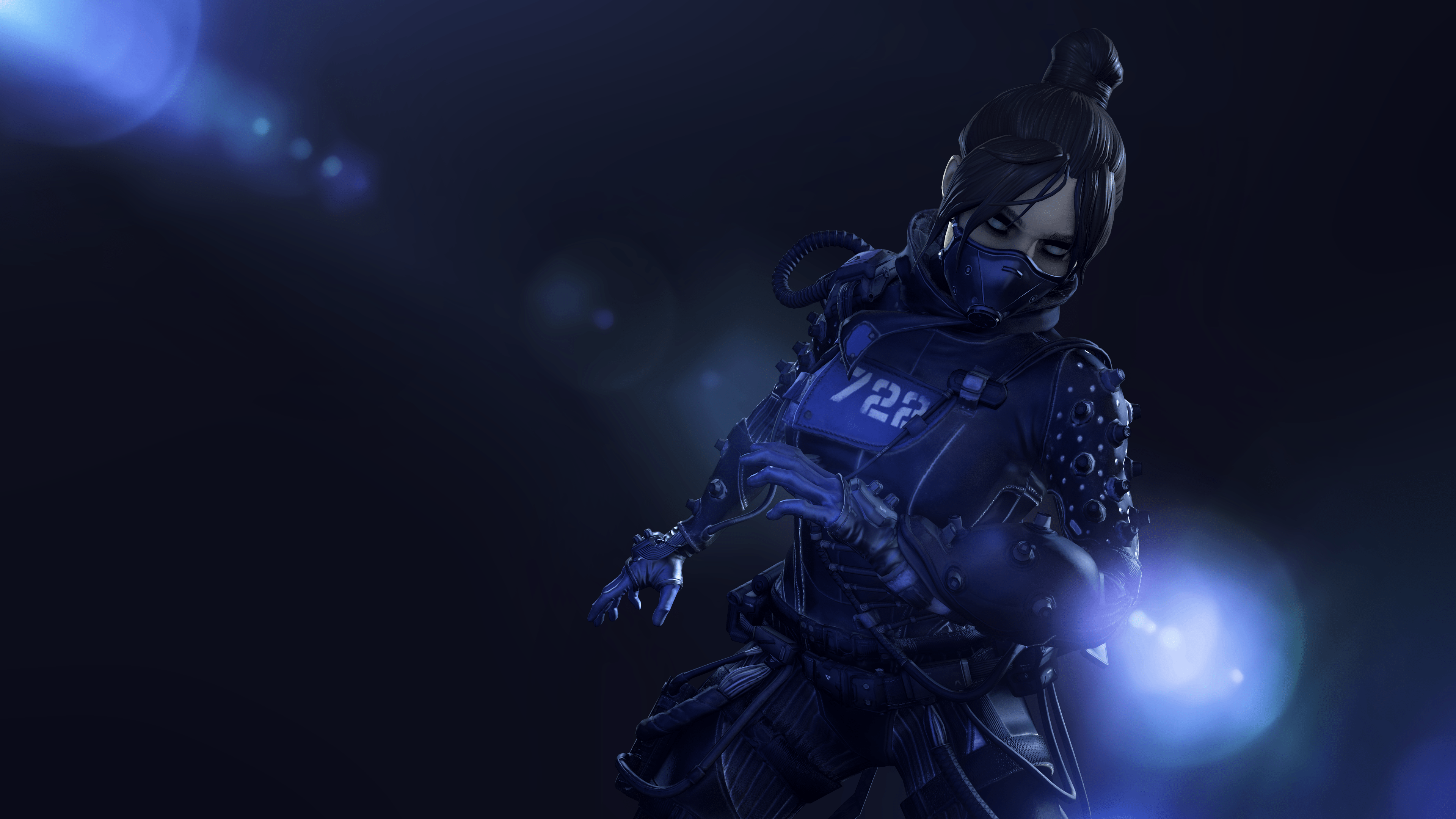 3840x2160 Wraith 4K Wallpaper Render (Recolored Quarantine Skin)