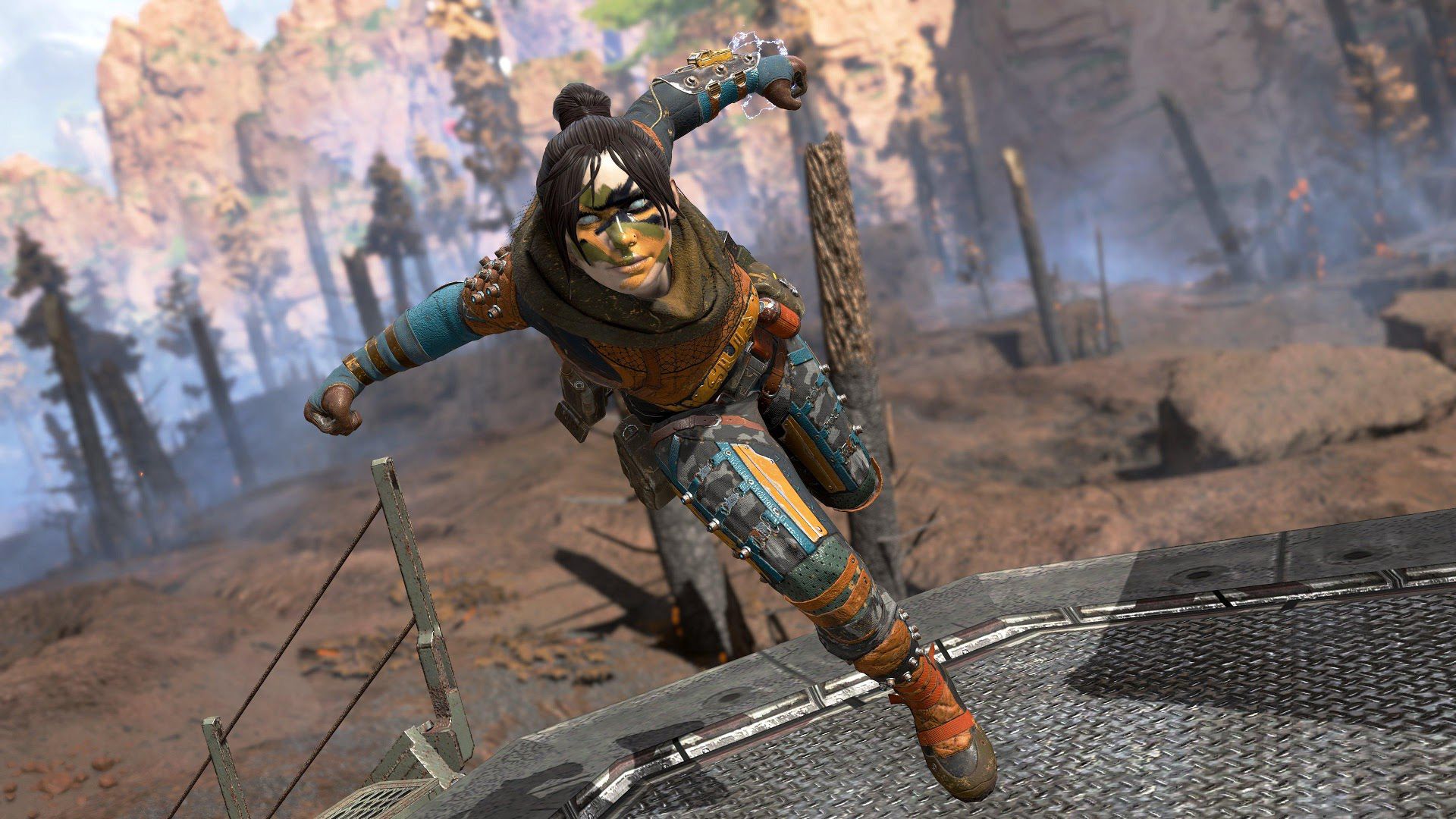 1920x1080 Black Hair Wraith HD Apex Legends Wallpaper