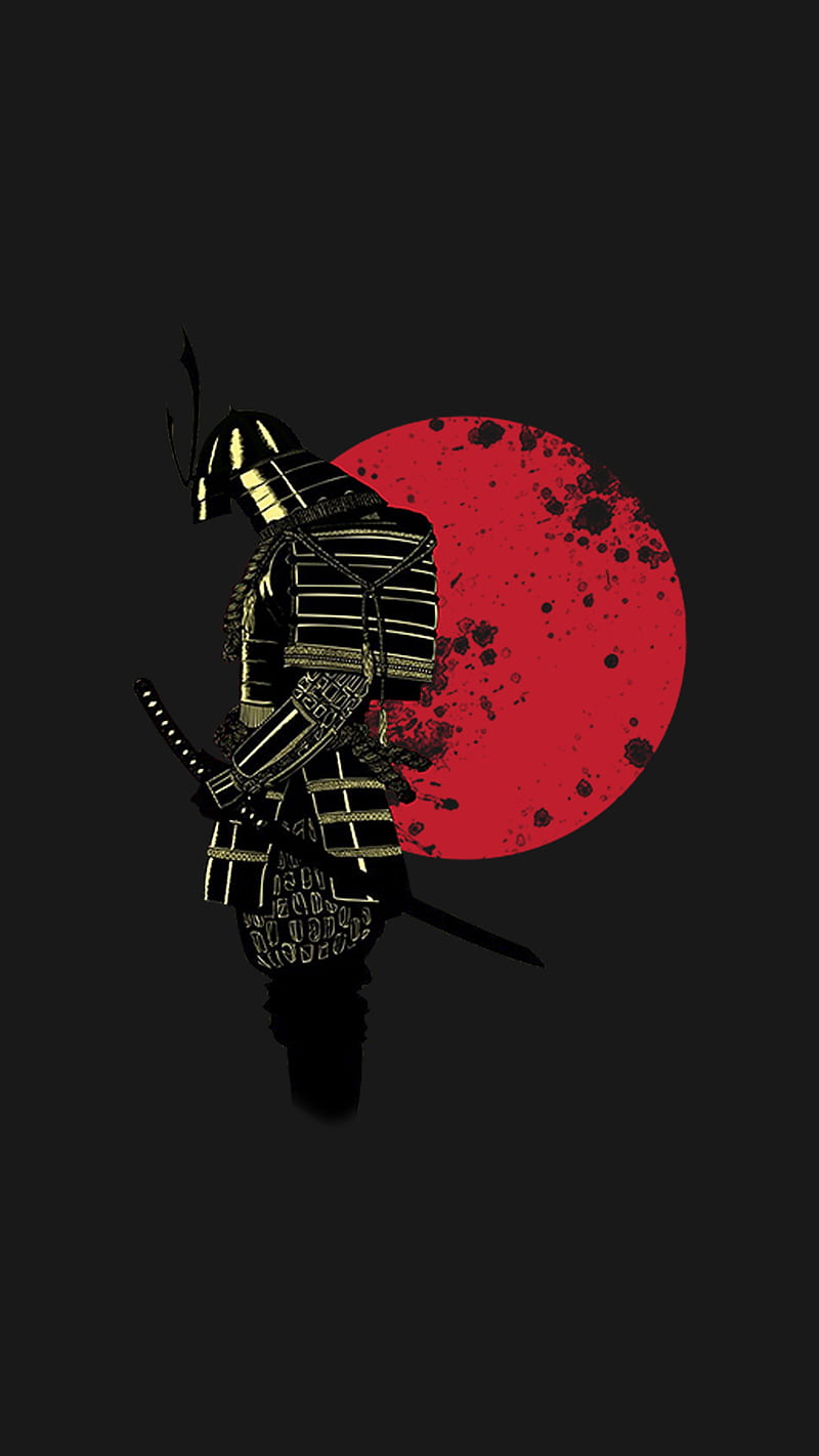 800x1422 SAMURAI, best, bushido, cool, japan, martial arts, minimal, sword, HD phone wallpaper