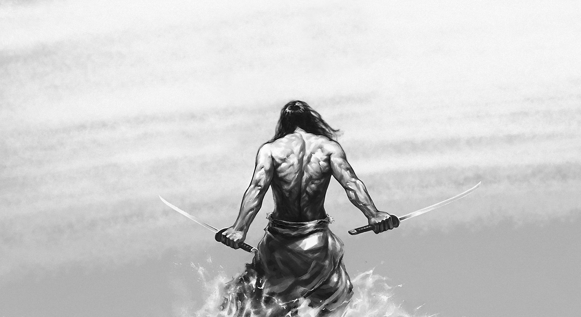 1980x1080 White Samurai Wallpaper