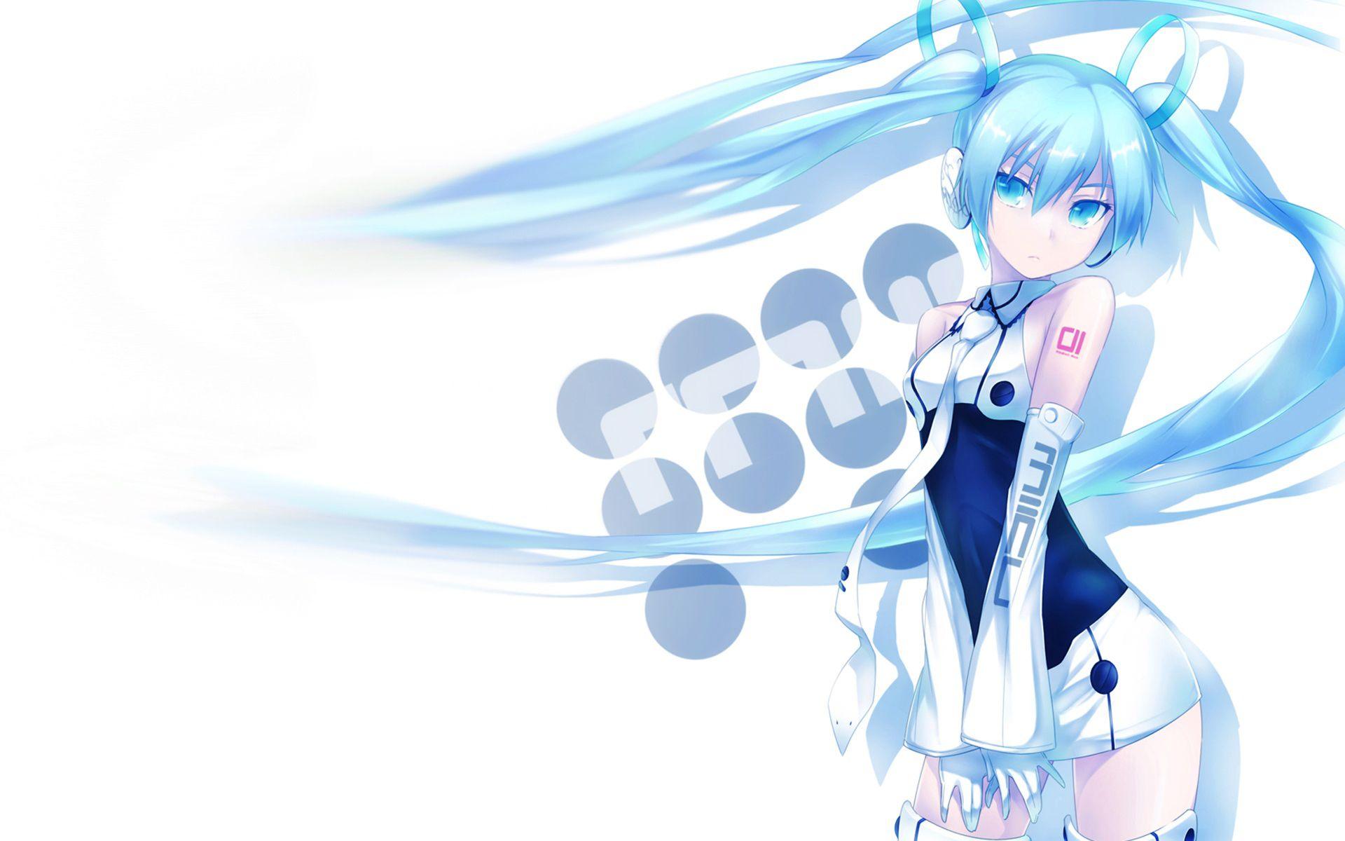 1920x1200 High Quality Anime Wallpaper White Background