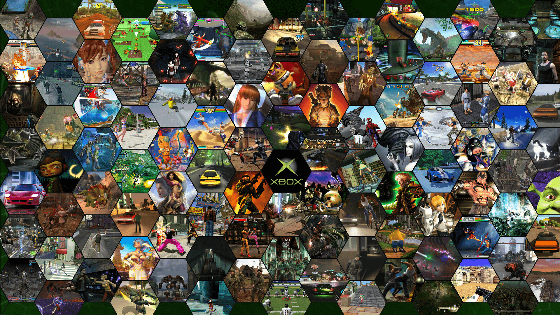 1920x1080 I Made This Desktop Background Collage Of Tons Of The Games Released For The Original Xbox