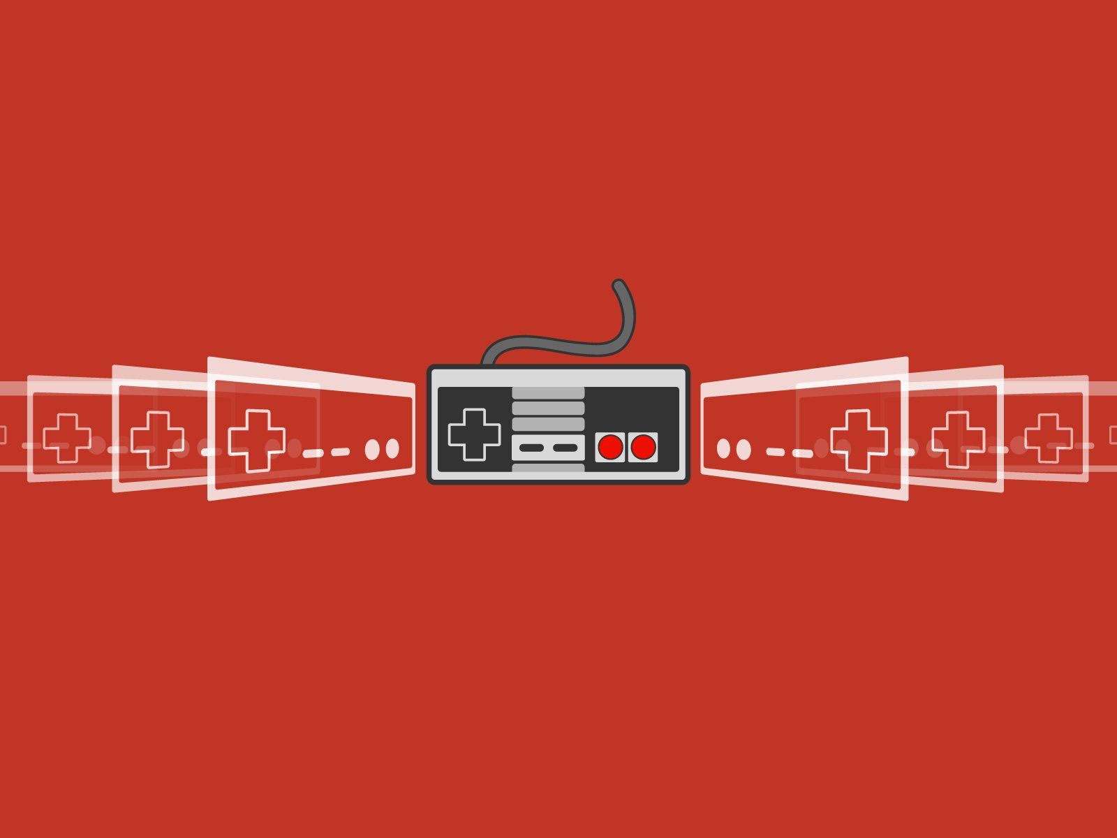 1600x1200 Classic NES Controller Retro HD Wallpaper