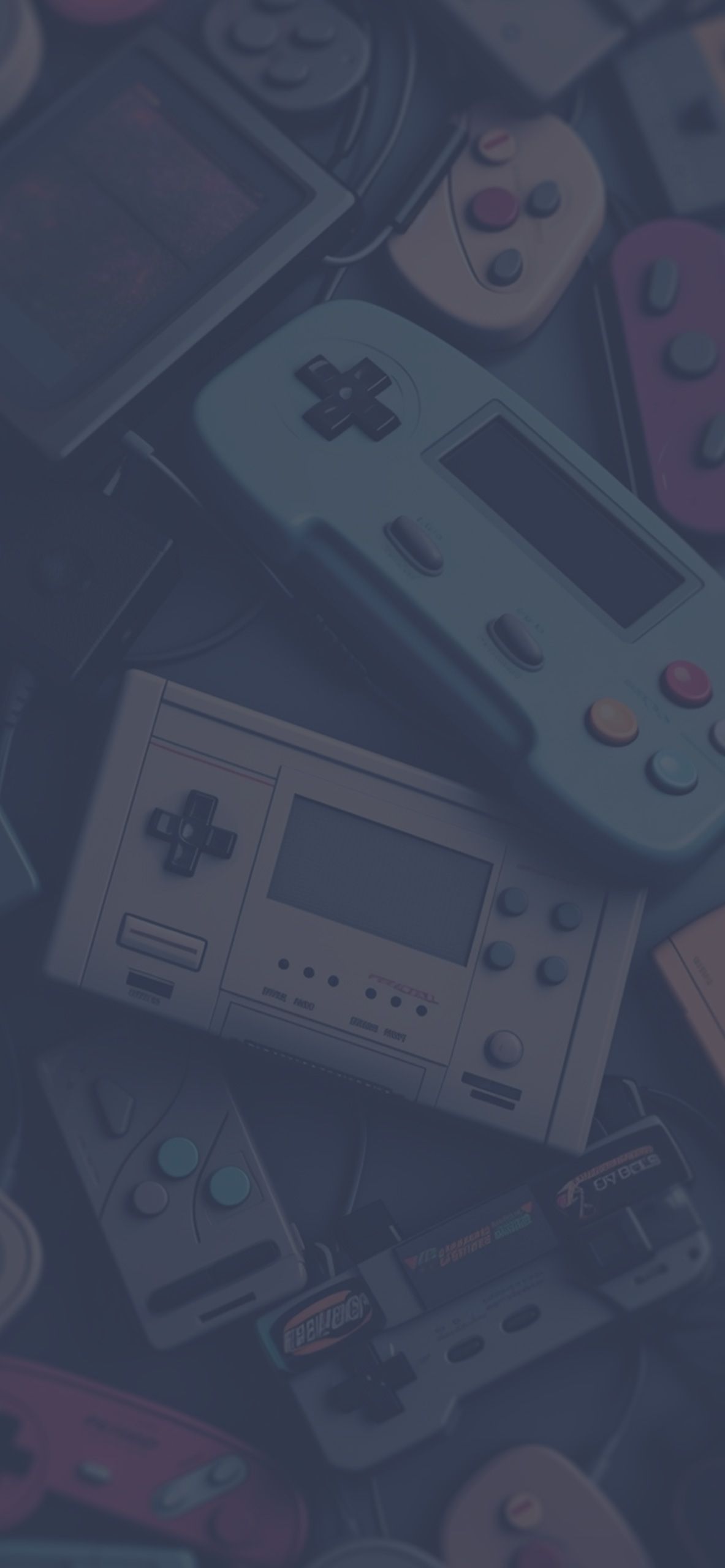 1183x2560 Retro Game Controllers Wallpaper Controllers Wallpaper