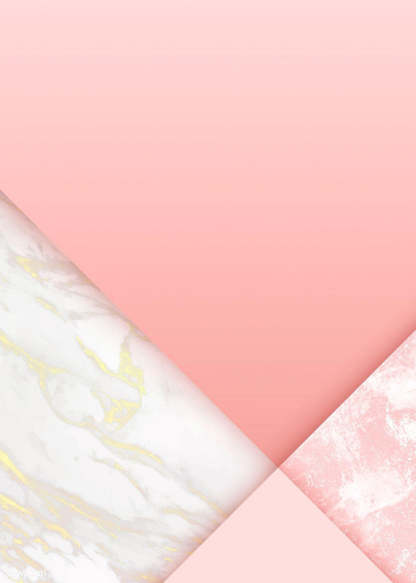 1400x1959 Pink feminine geometric background vector. free image